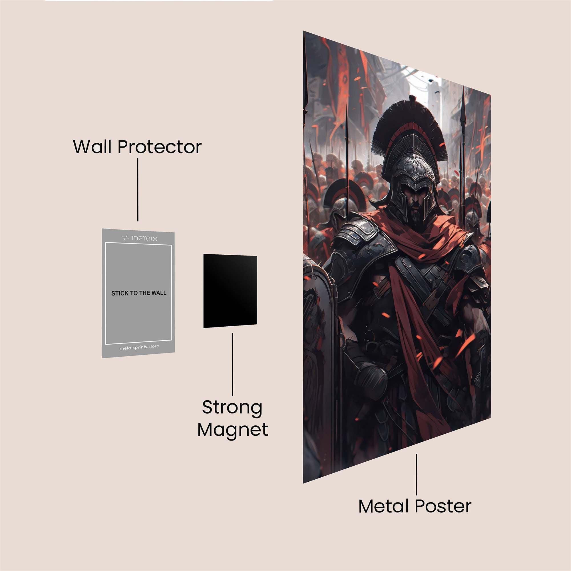 Spartan Fury Safe Wall Magnetic / M