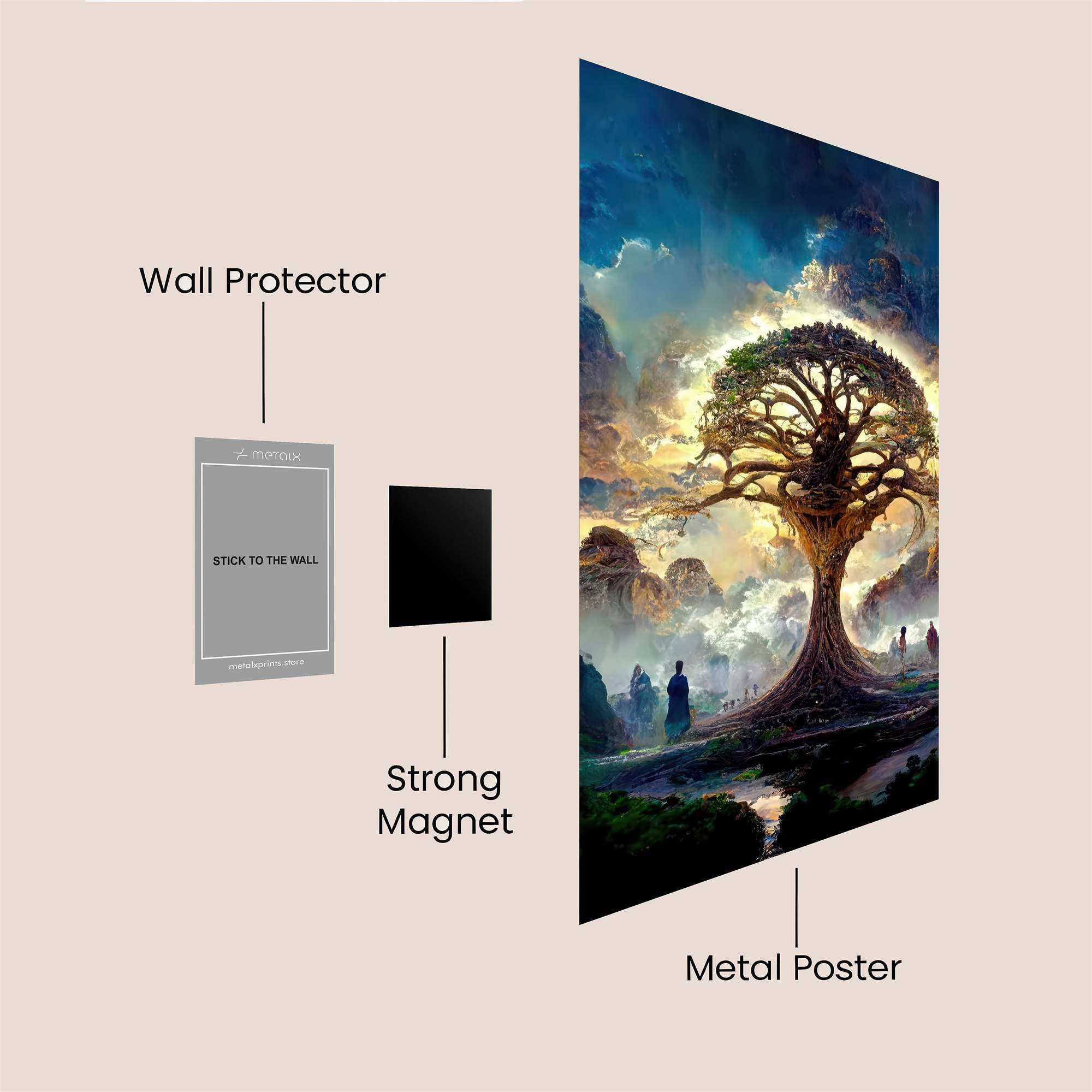 Yggdrasil Dream Safe Wall Magnetic / M