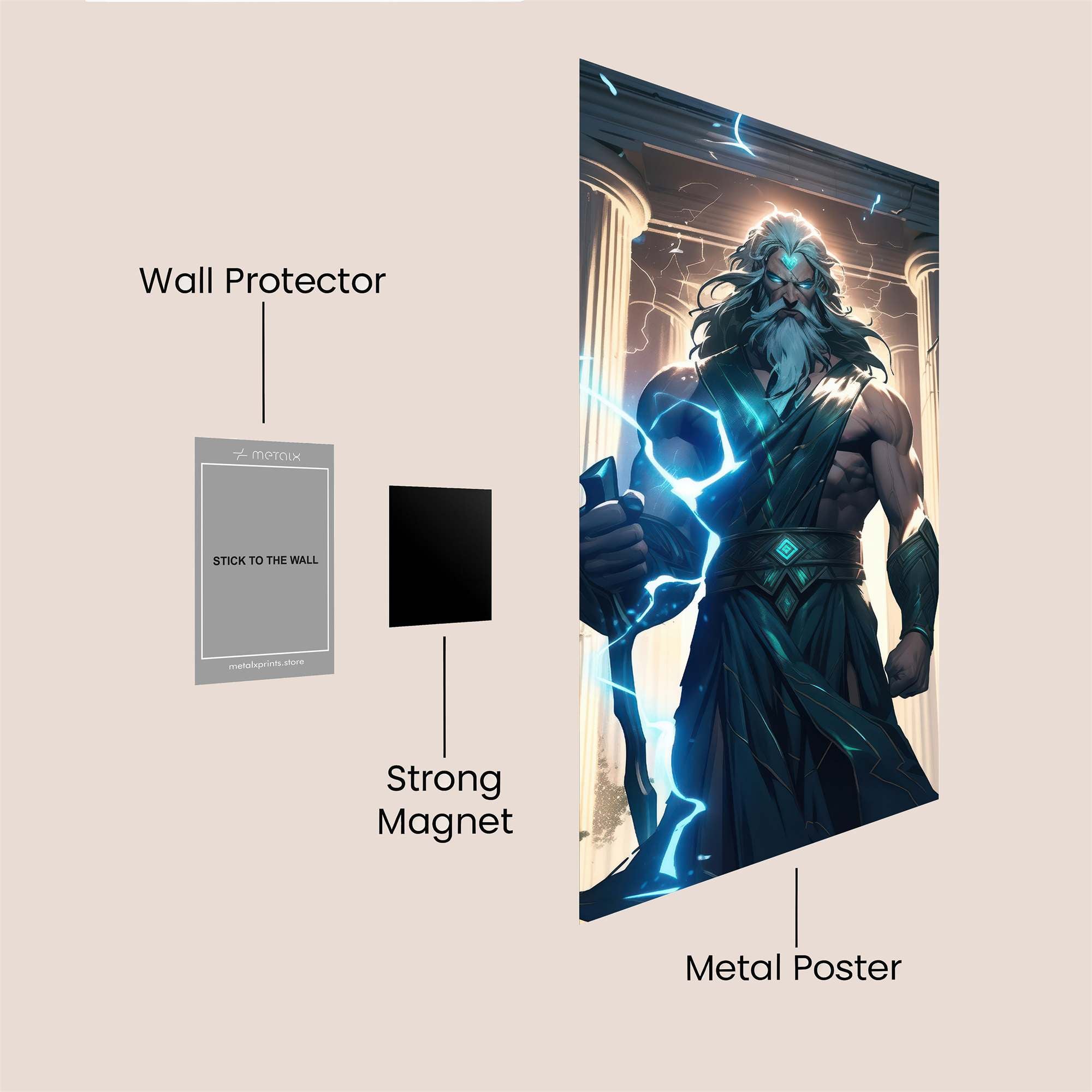Zeus Majestic Safe Wall Magnetic / M