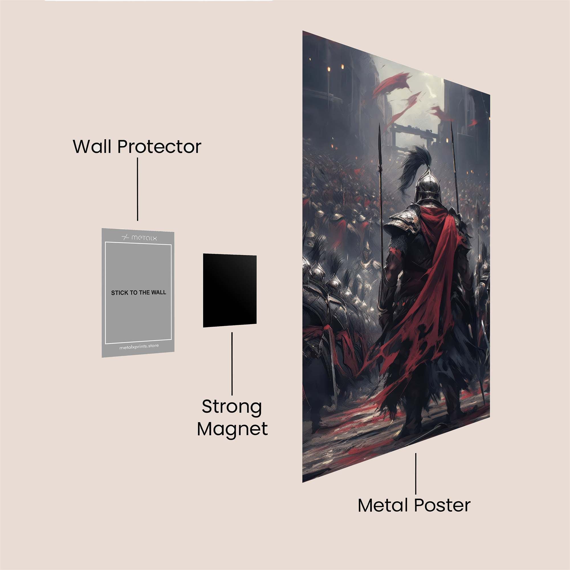 Knightly Resolve Safe Wall Magnetic / M