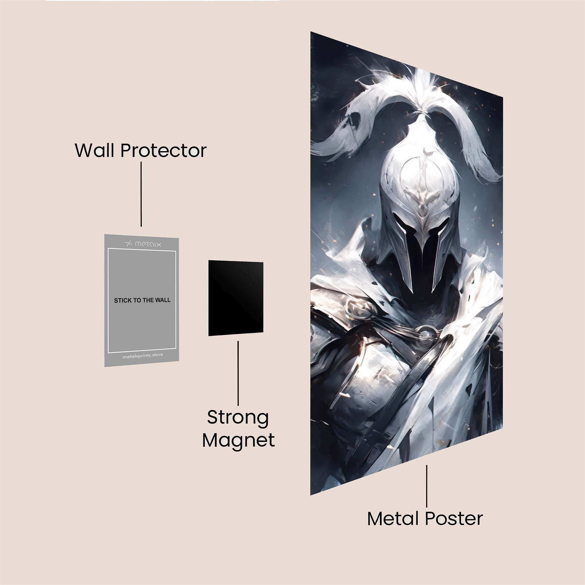 Spartan Serenity Safe Wall Magnetic / M