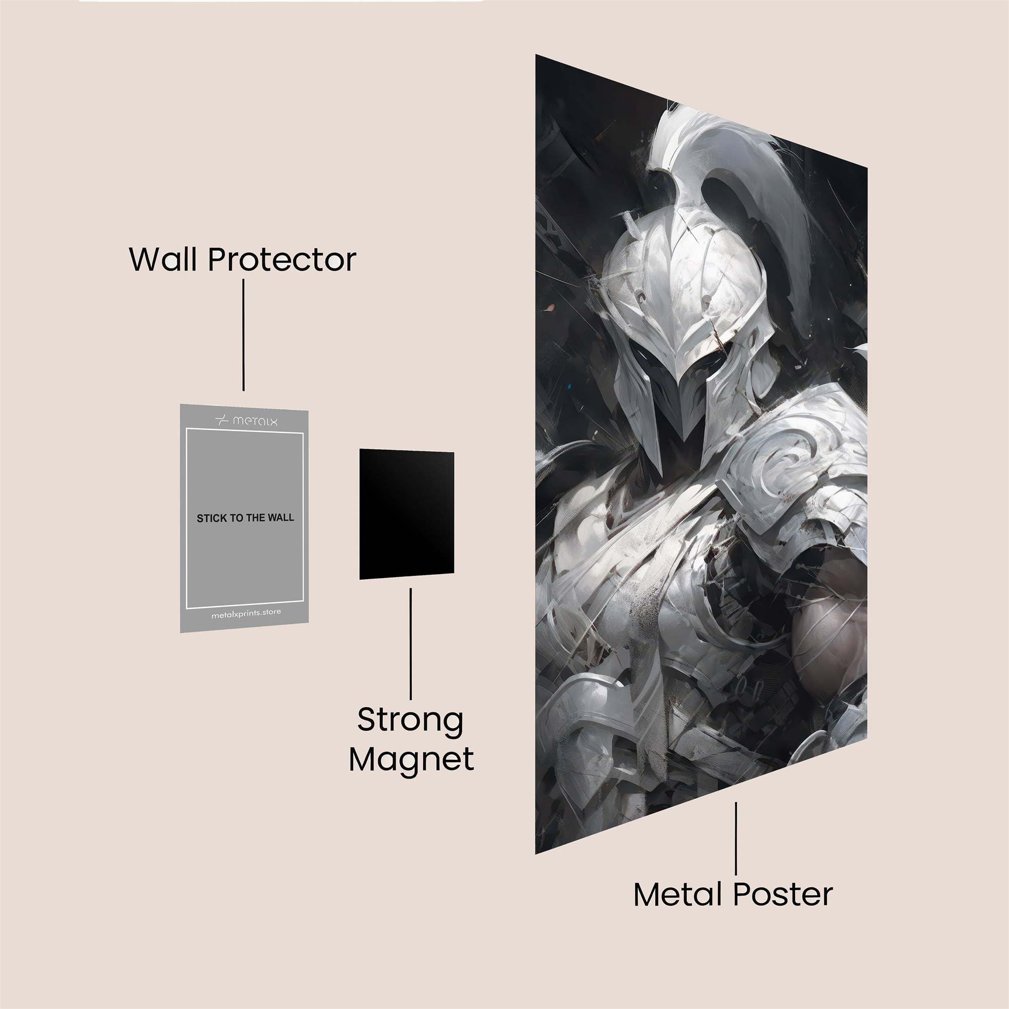 Knight Tempest Safe Wall Magnetic / M