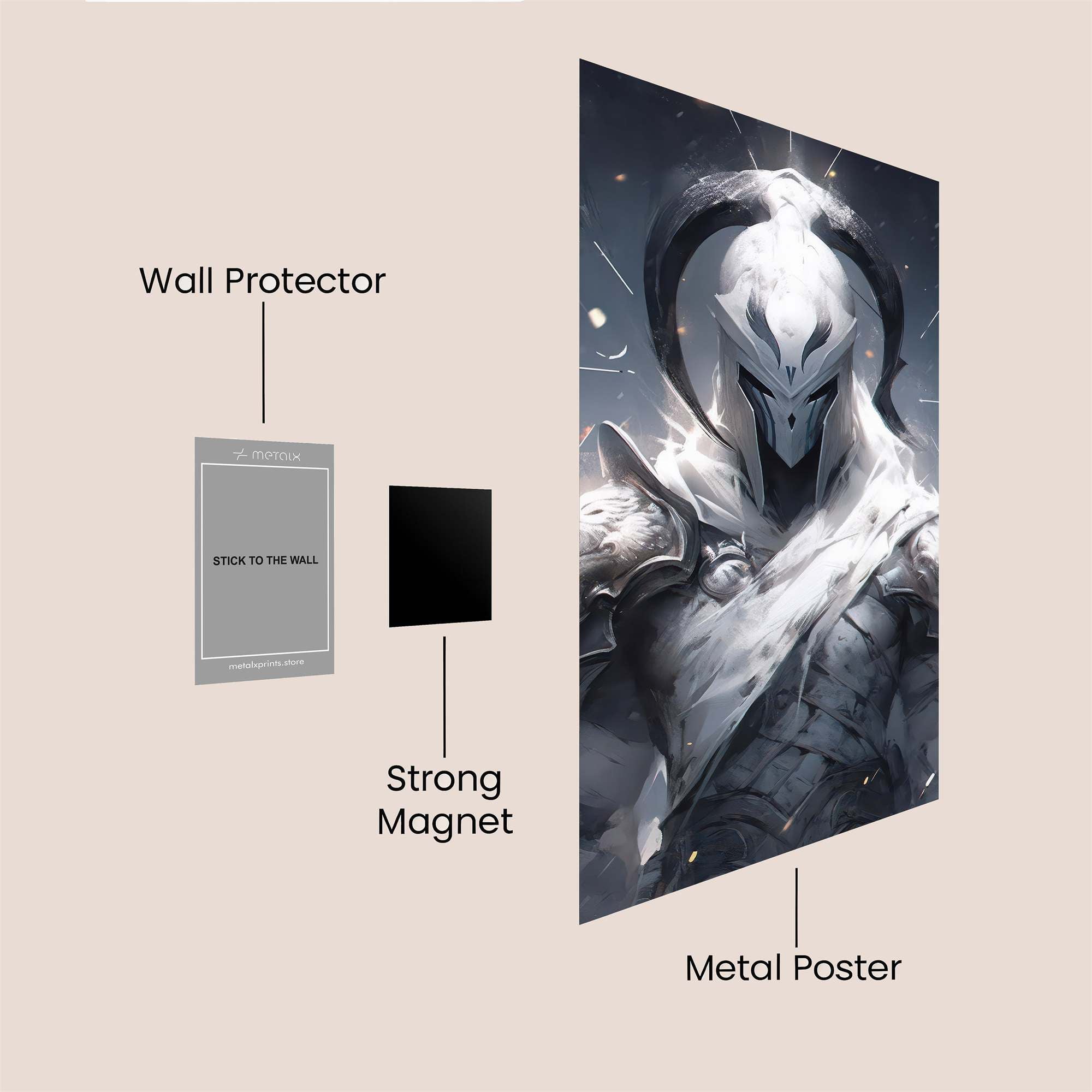 Knight Serene Safe Wall Magnetic / M