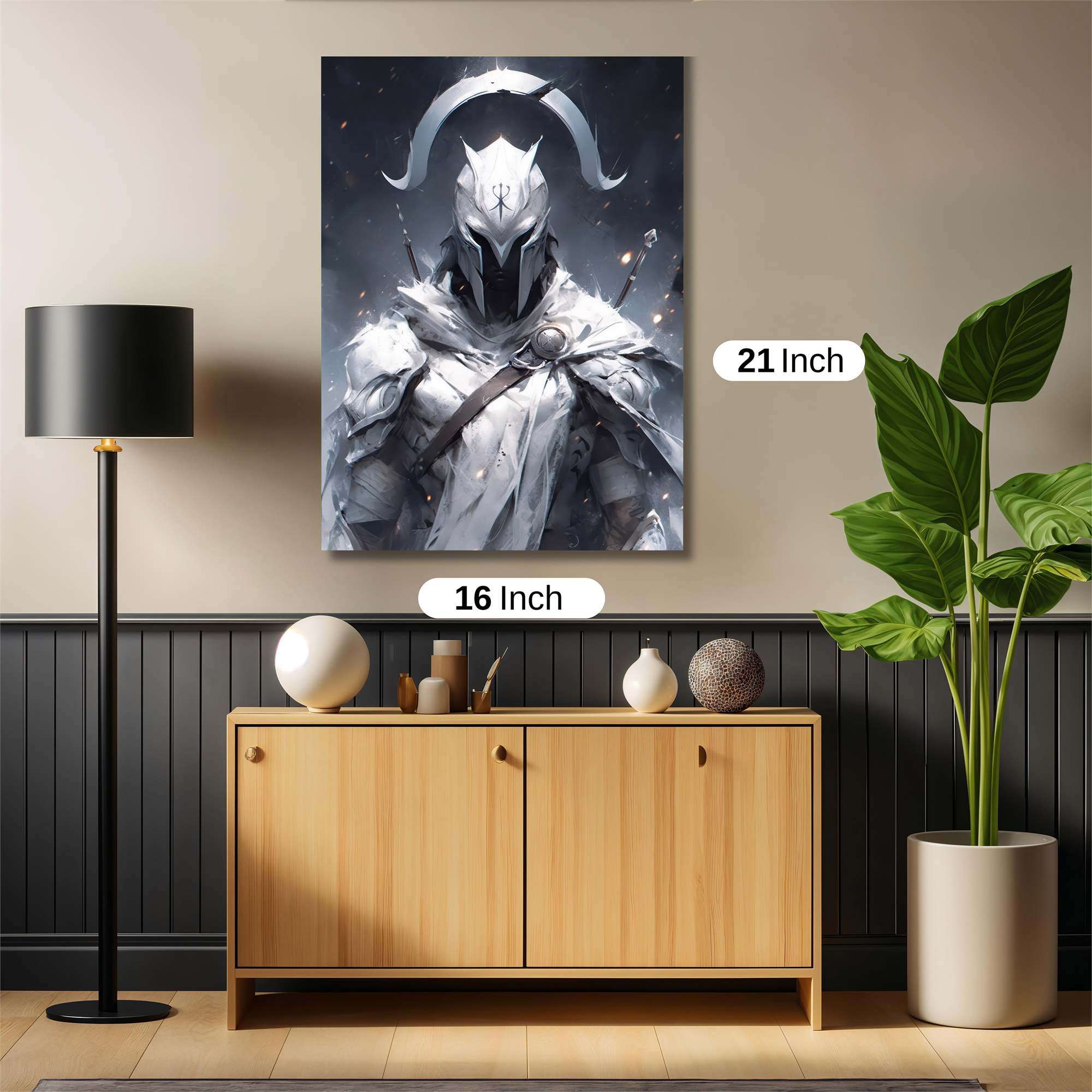Moonlit Knight Safe Wall Magnetic / M