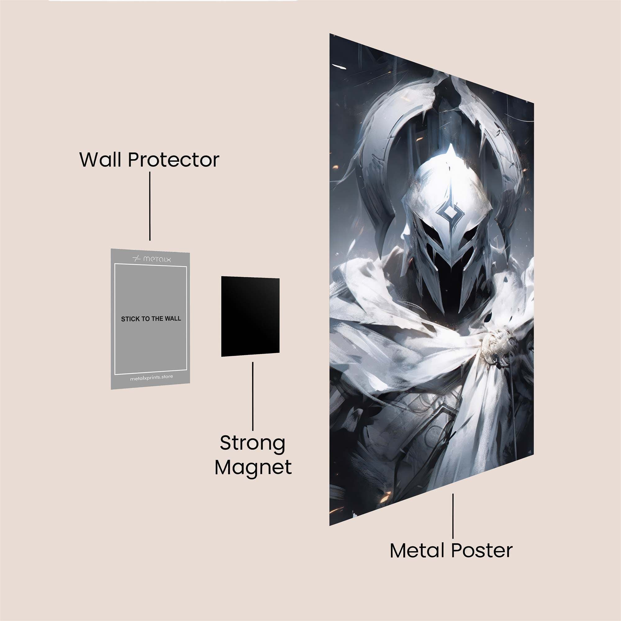 Moonlight Sentinel Safe Wall Magnetic / M