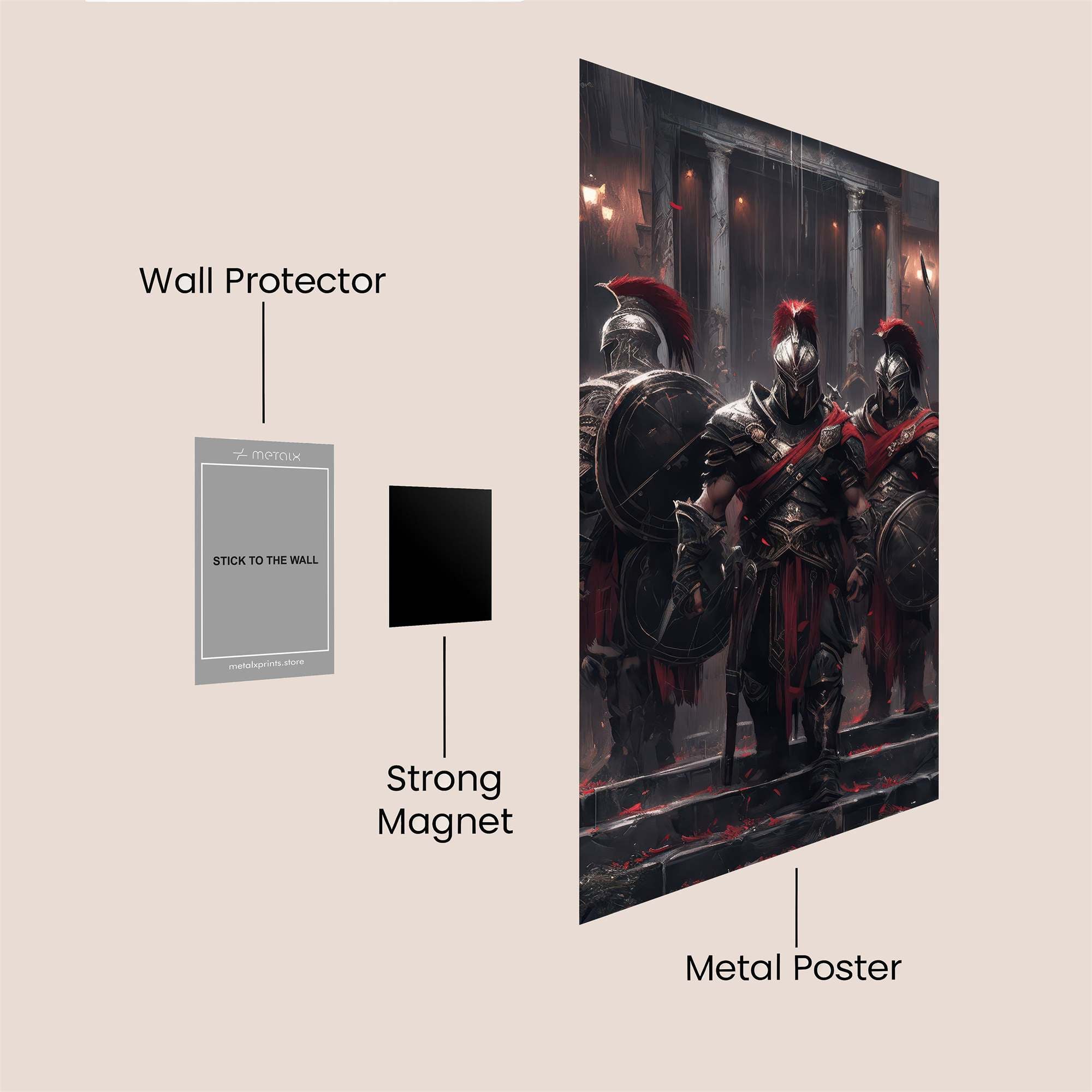 Legion Somber Safe Wall Magnetic / M