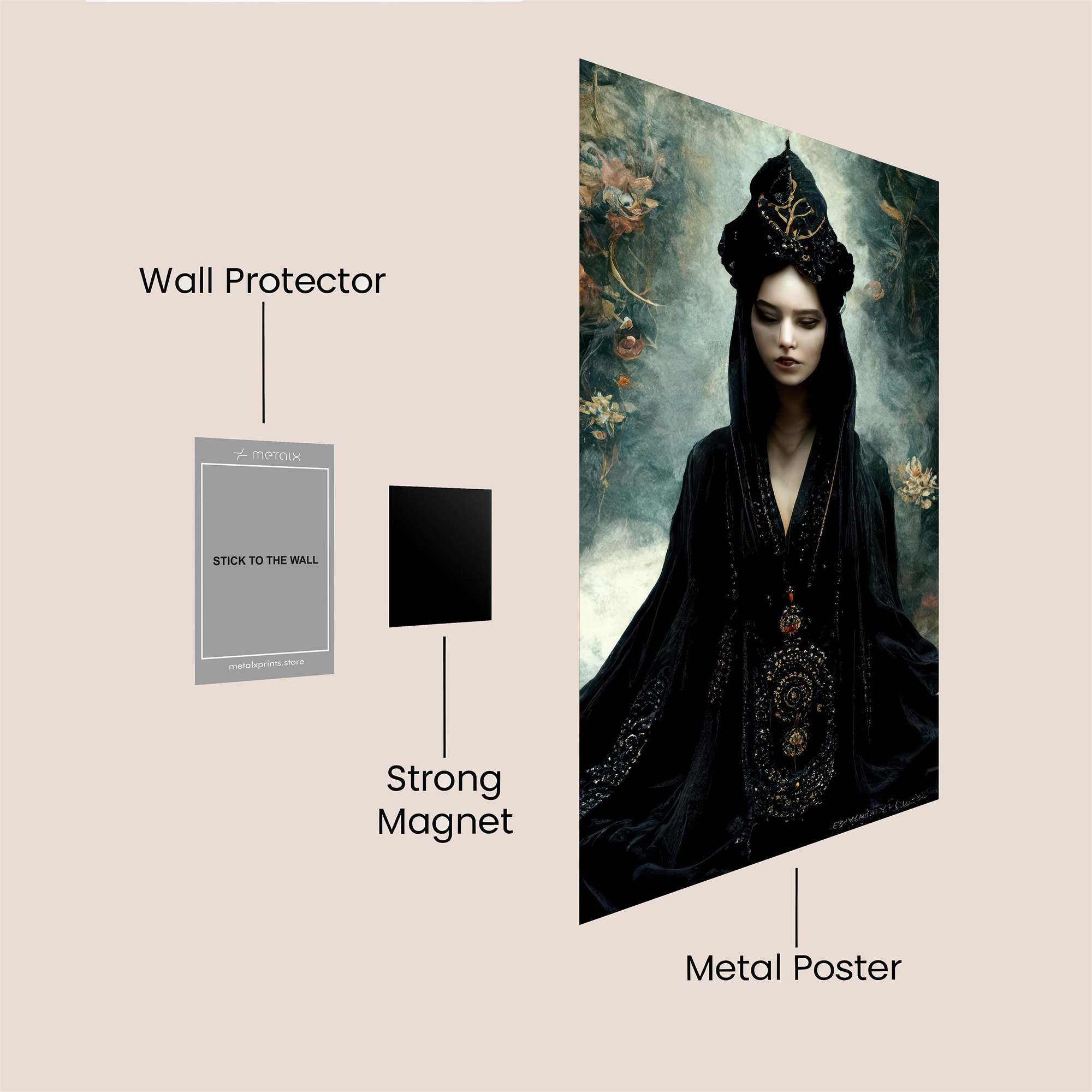 Sorceress Serene Safe Wall Magnetic / M