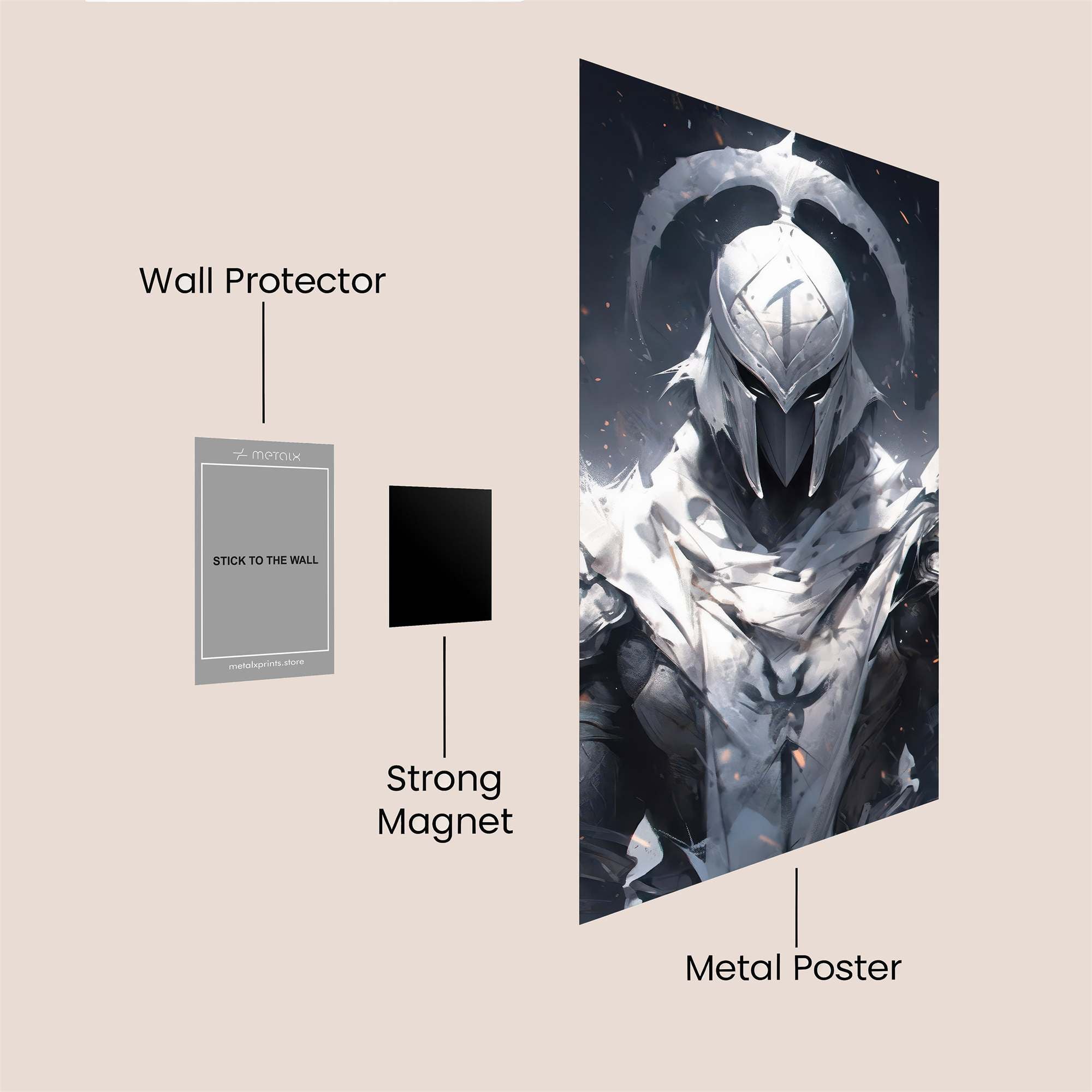 Knight Elegance Safe Wall Magnetic / M