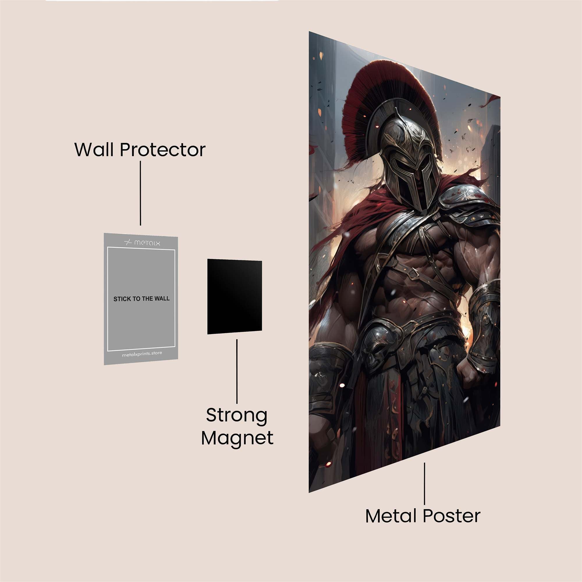 Spartan Fury Safe Wall Magnetic / M