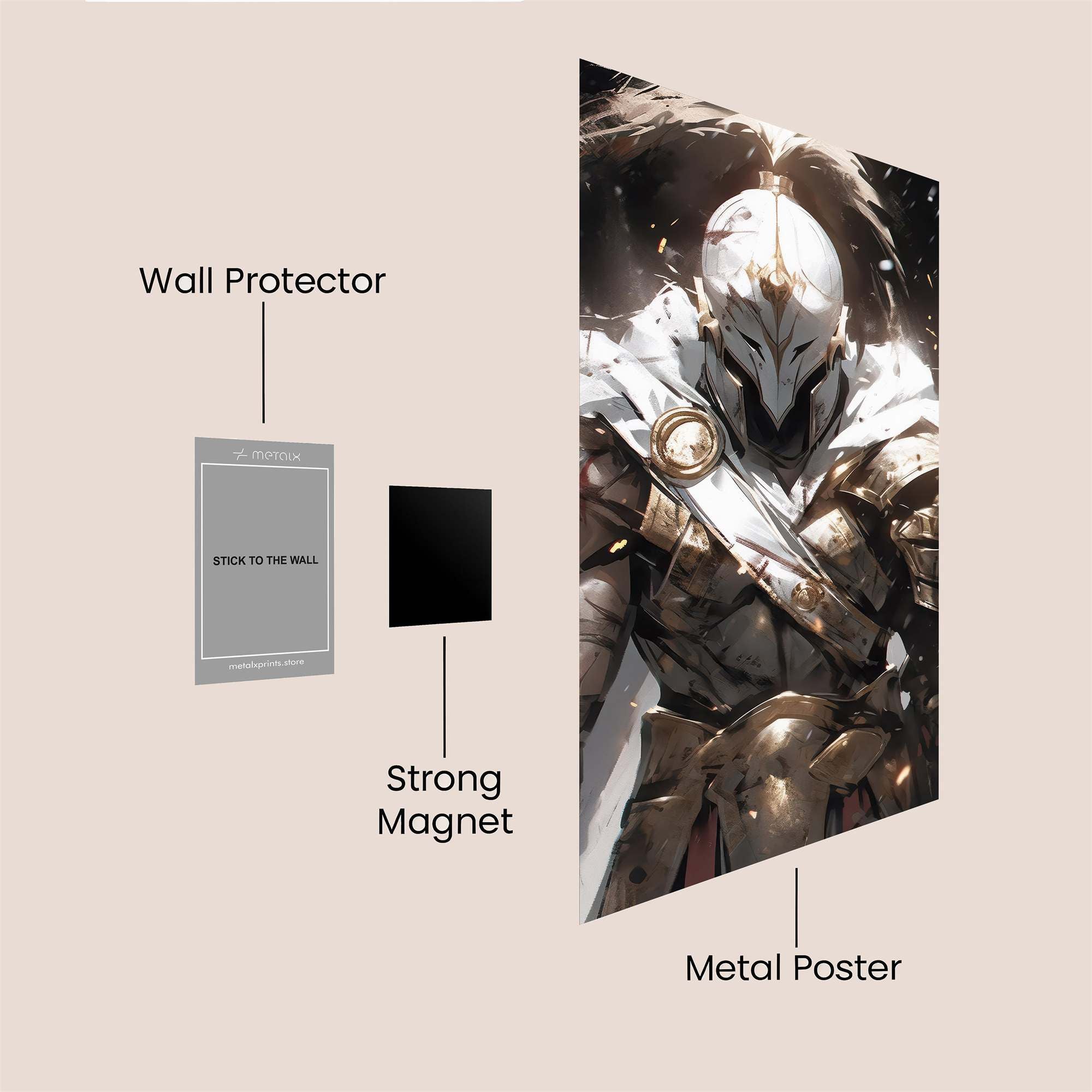 Achilles Resolute Safe Wall Magnetic / M