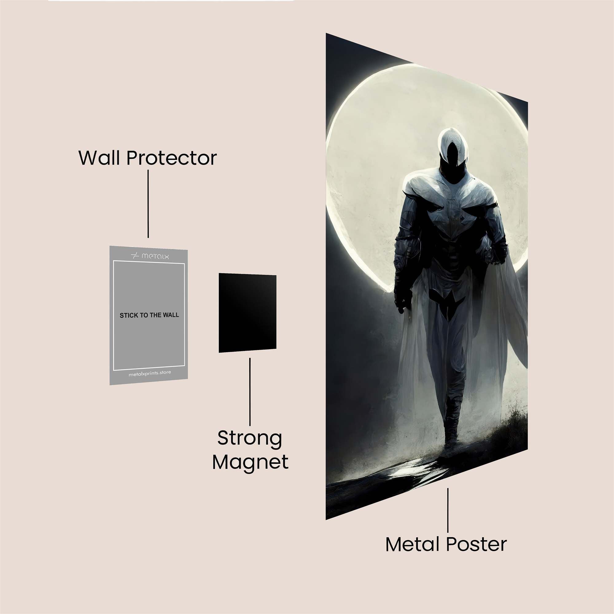 MoonKnight Enigmatic Safe Wall Magnetic / M