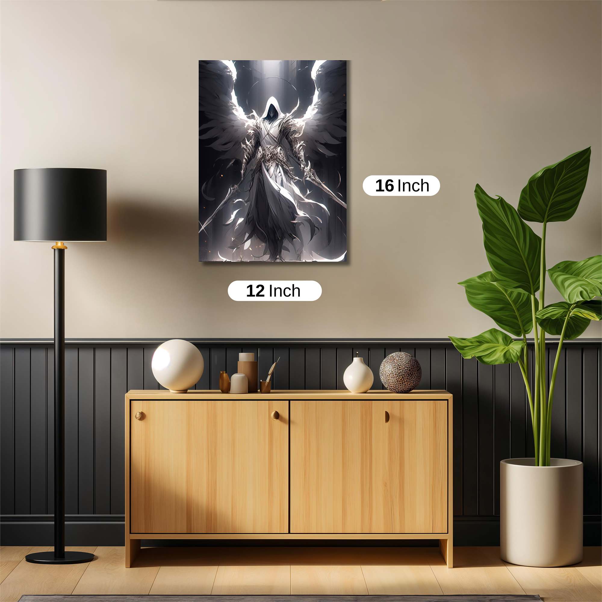 Angel Vengeful Safe Wall Magnetic / M