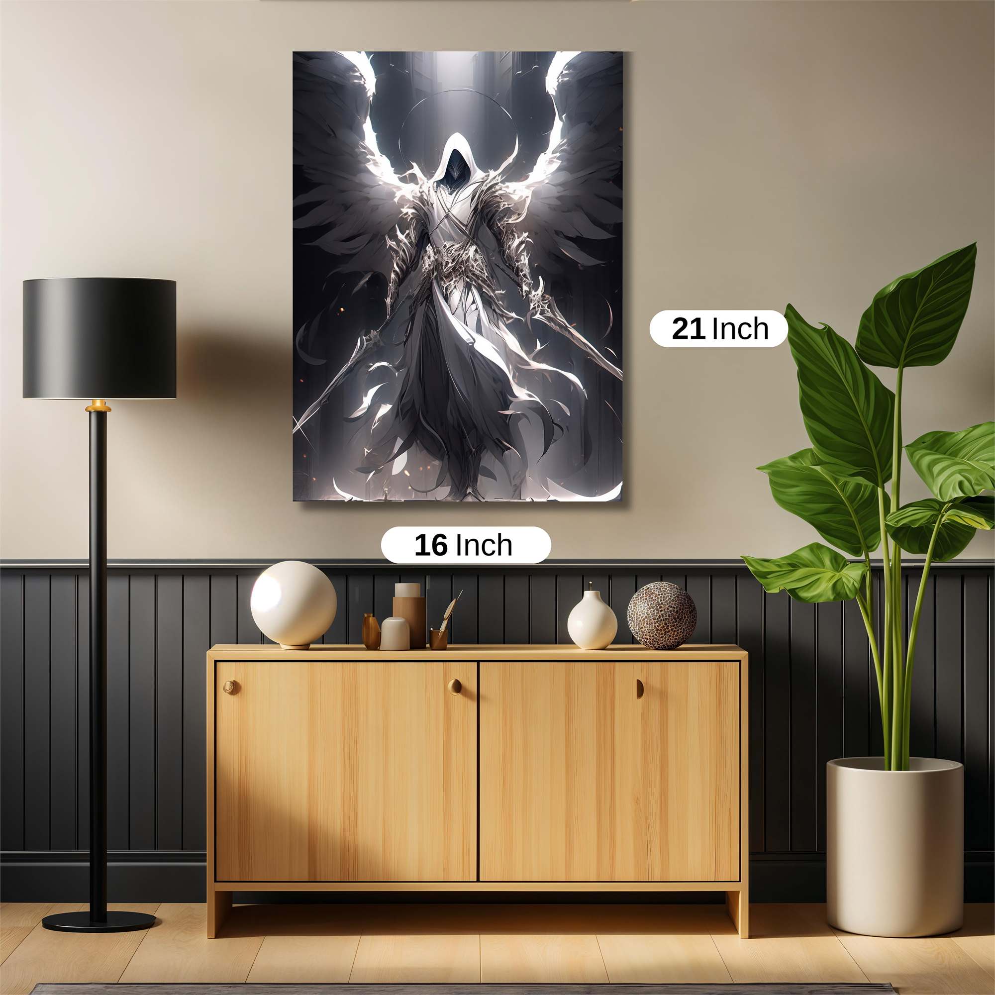 Angel Vengeful Safe Wall Magnetic / M