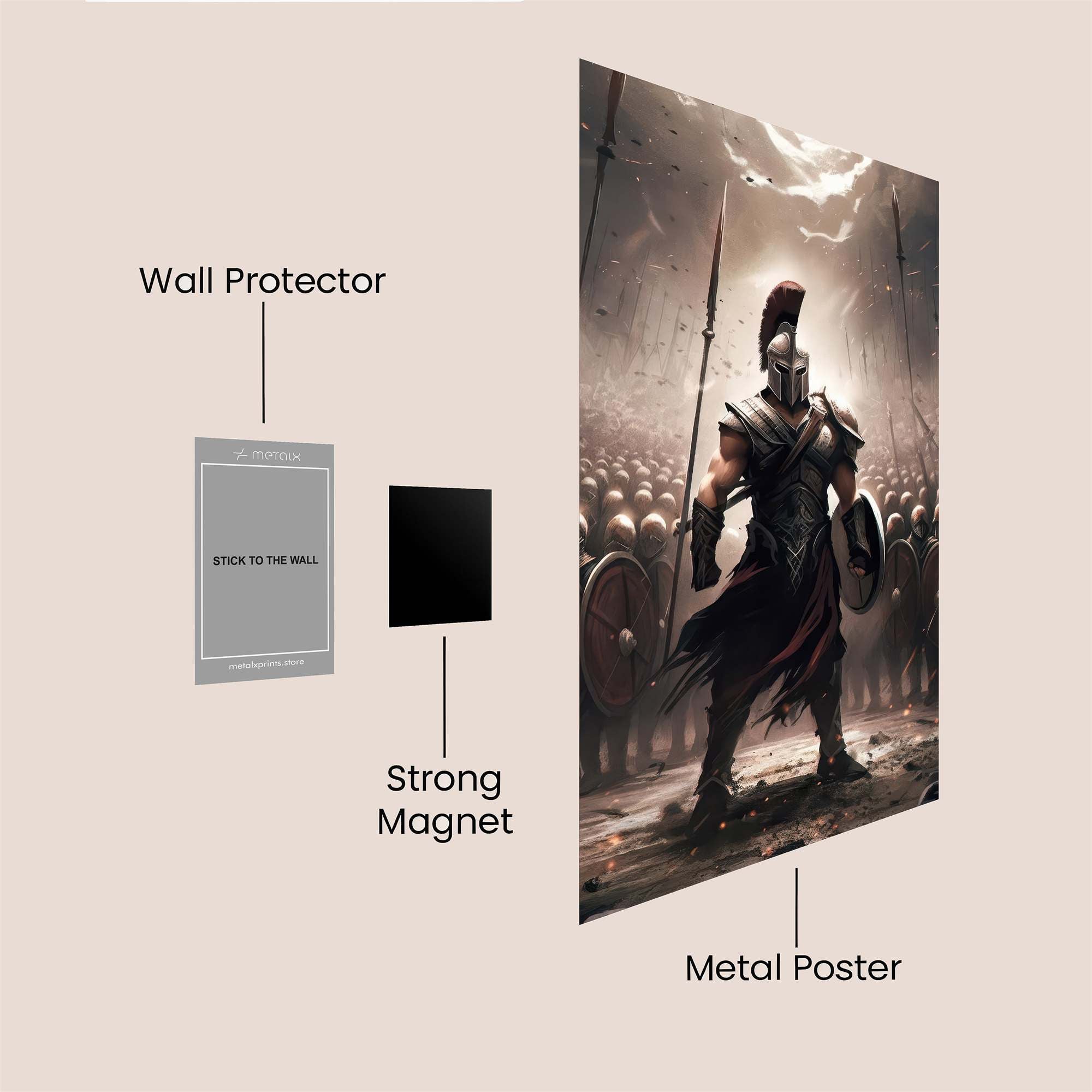 Leonidas Triumphant Safe Wall Magnetic / M