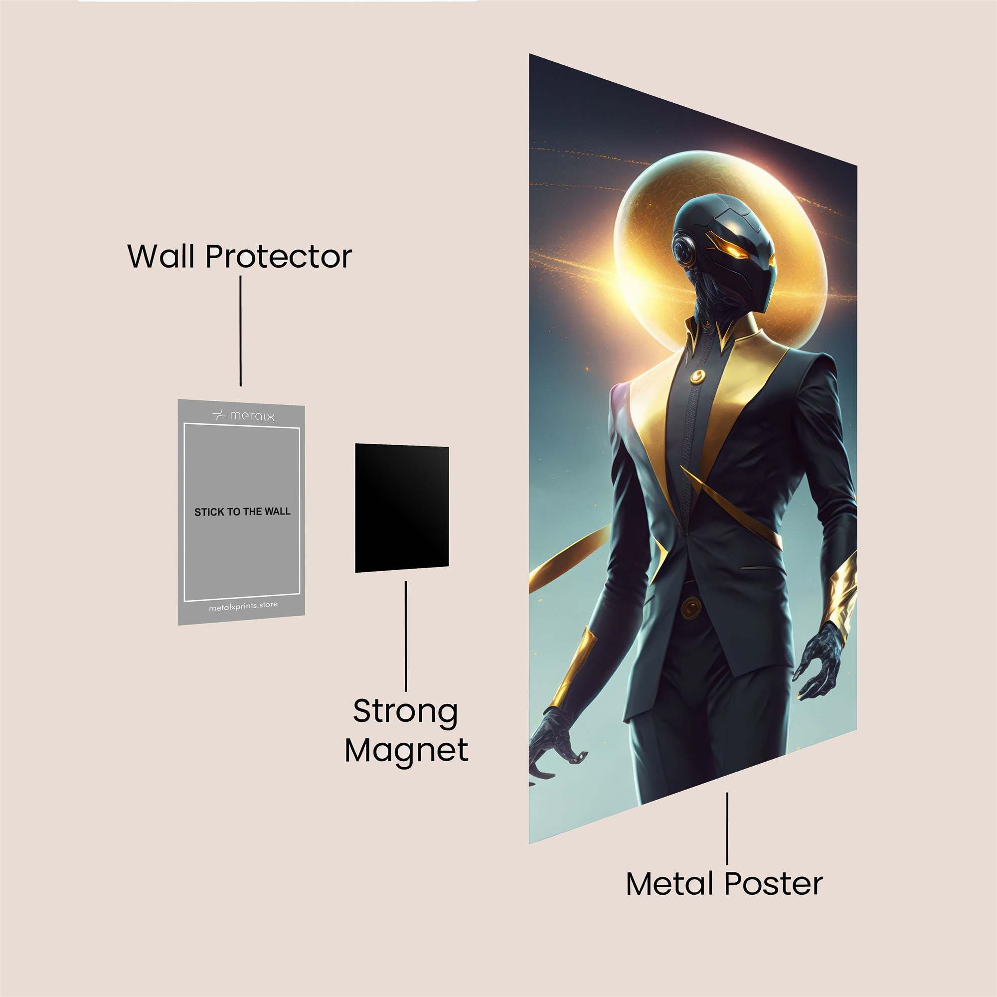 Solar Majesty Safe Wall Magnetic / M