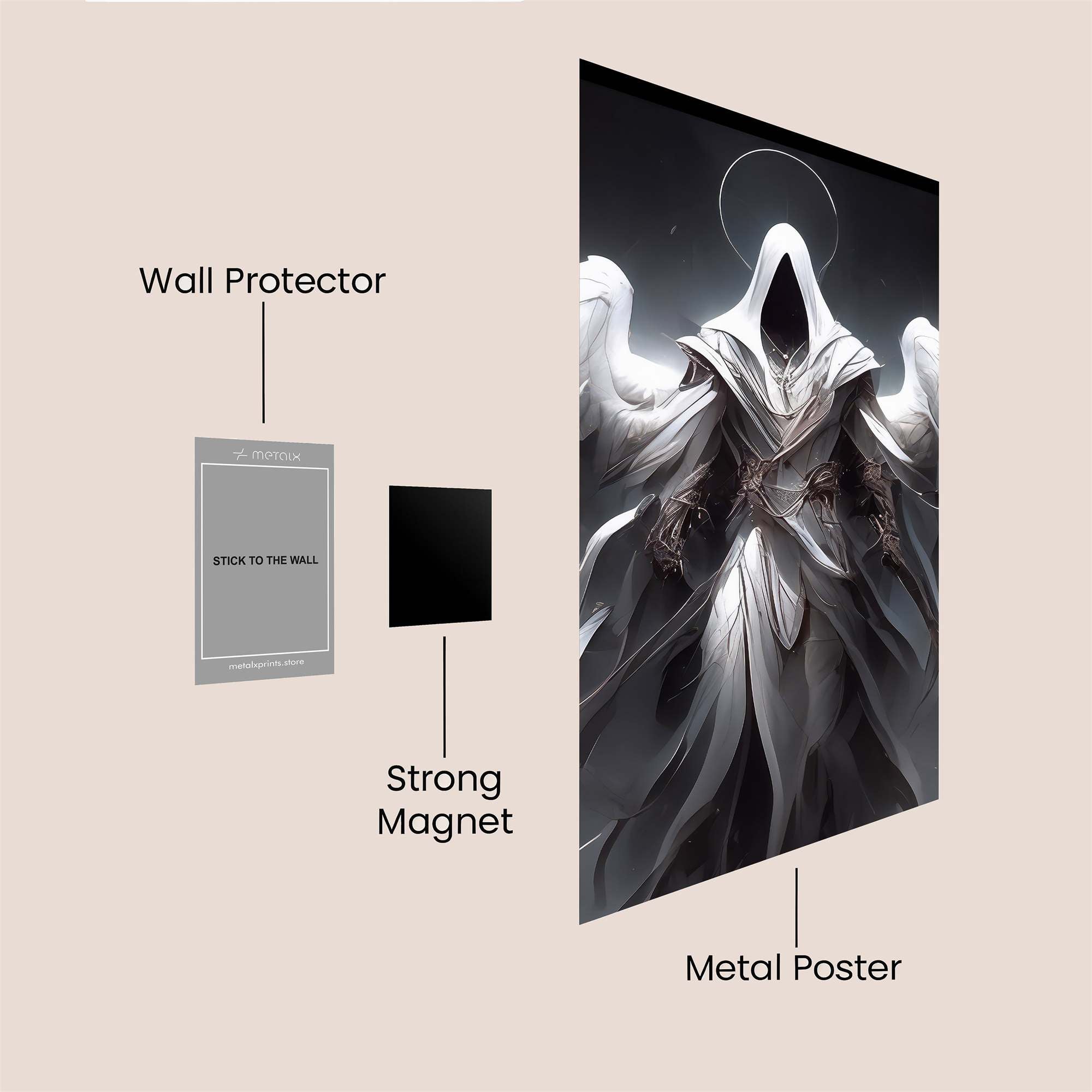 Angel Eerie Safe Wall Magnetic / M
