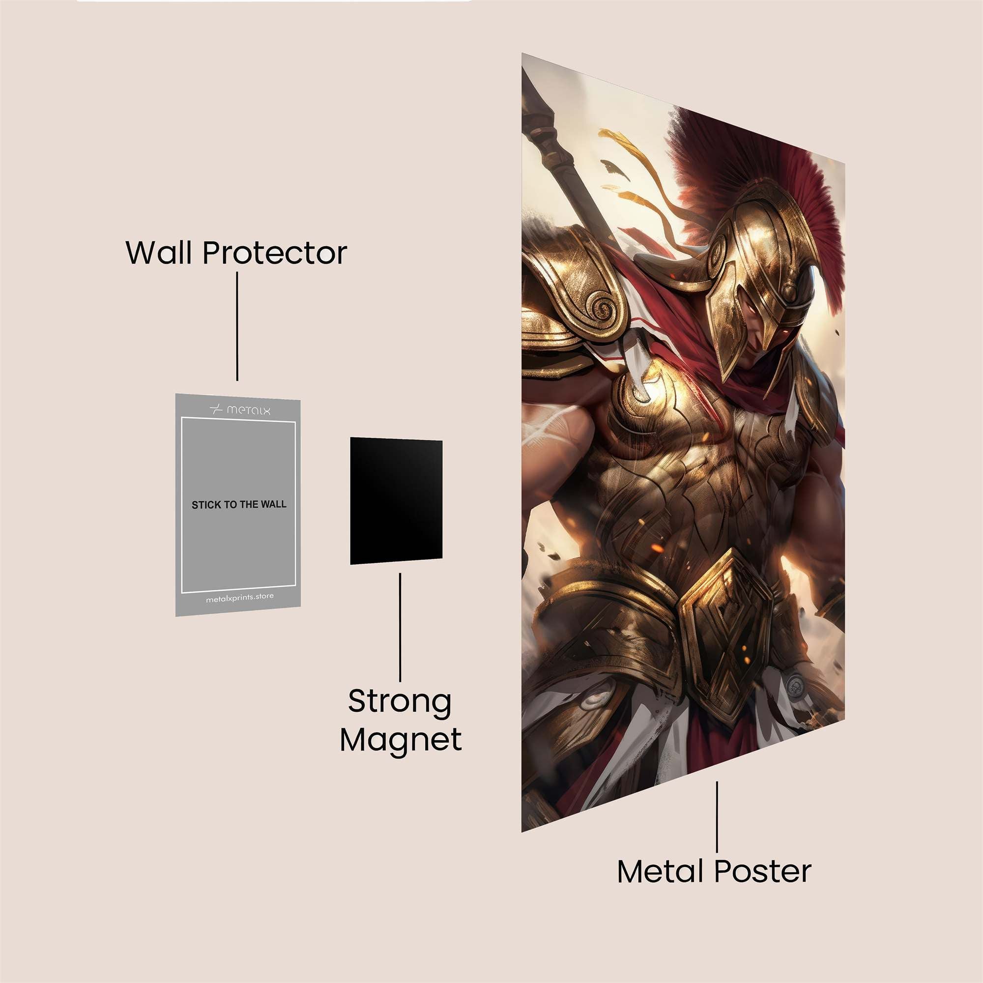 Achilles Valiant Safe Wall Magnetic / M