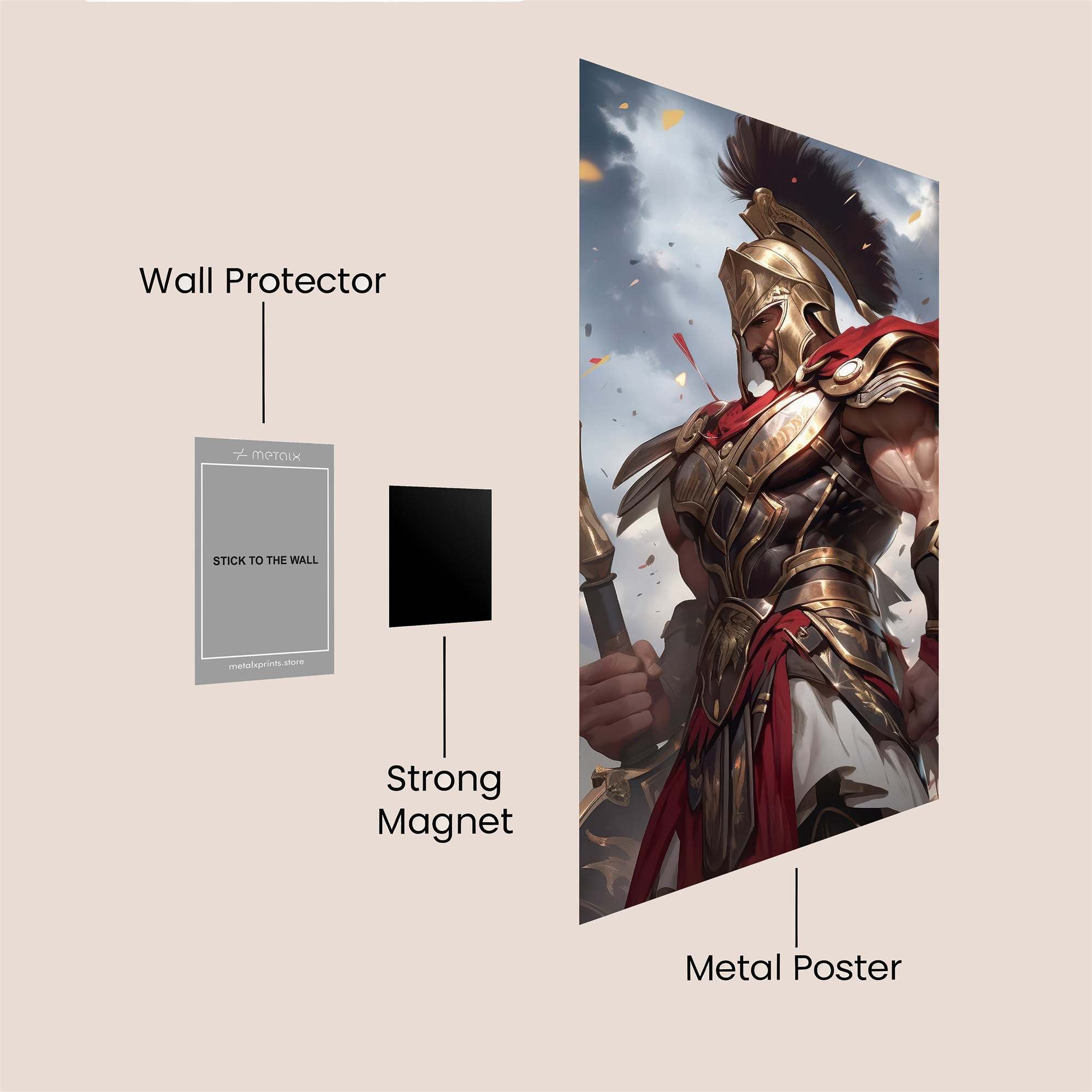 Achilles Ascendant Safe Wall Magnetic / M