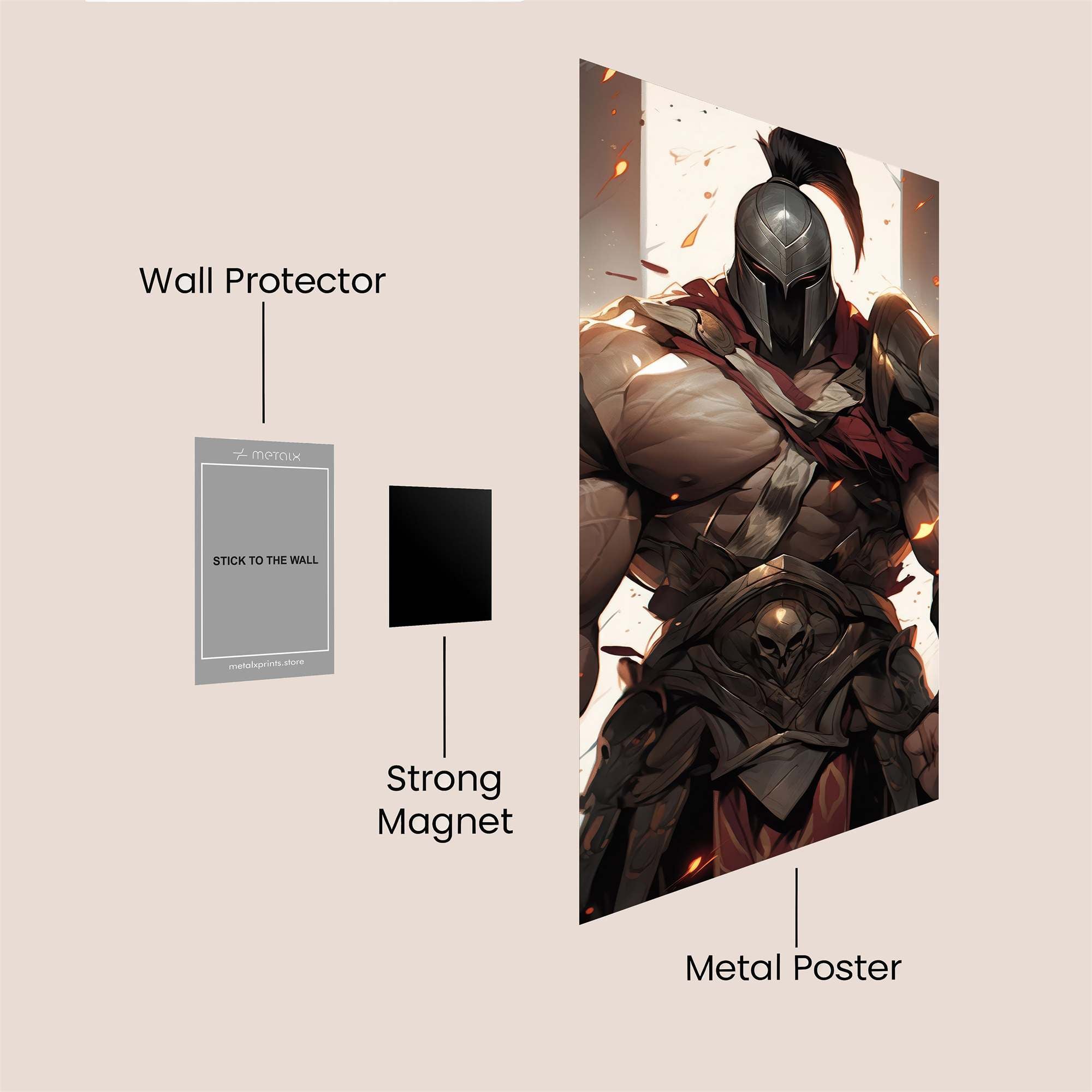 Achilles Resolute Safe Wall Magnetic / M