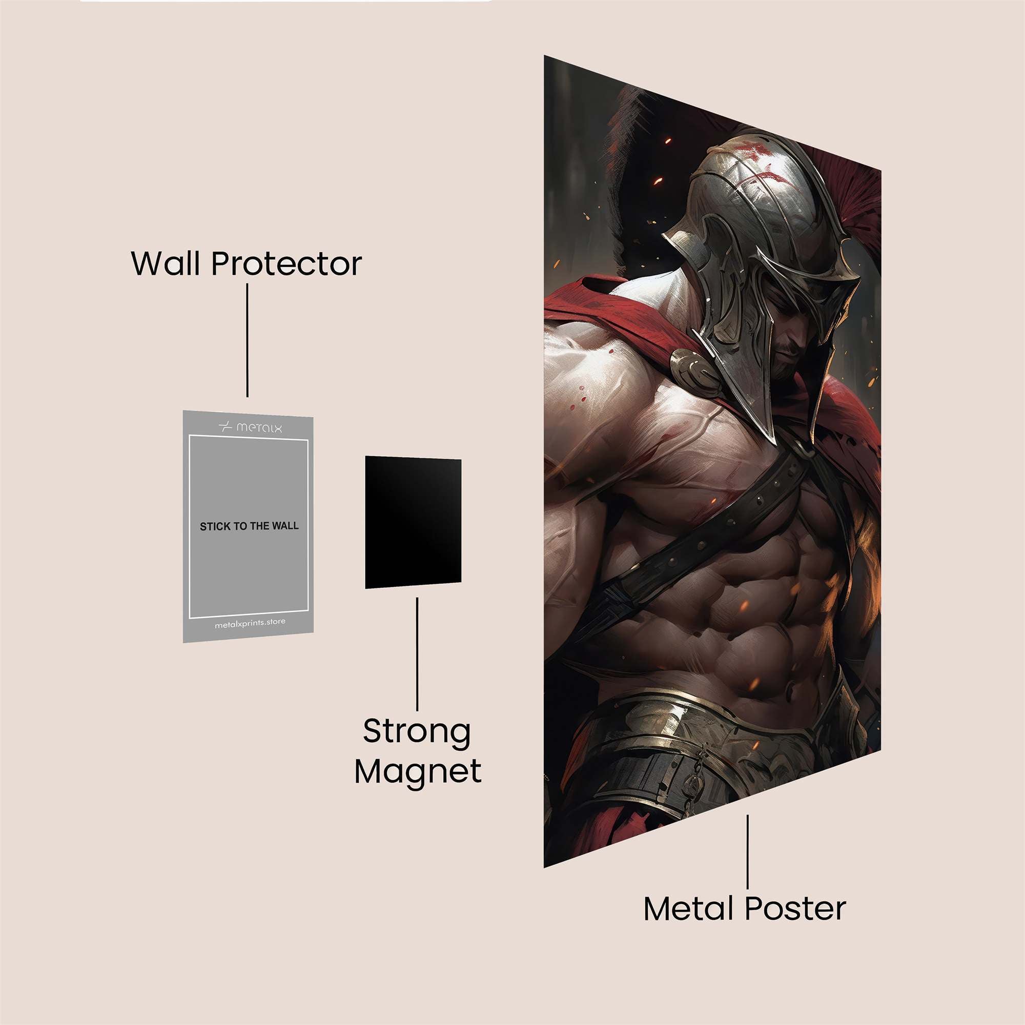 Spartan Rage Safe Wall Magnetic / M