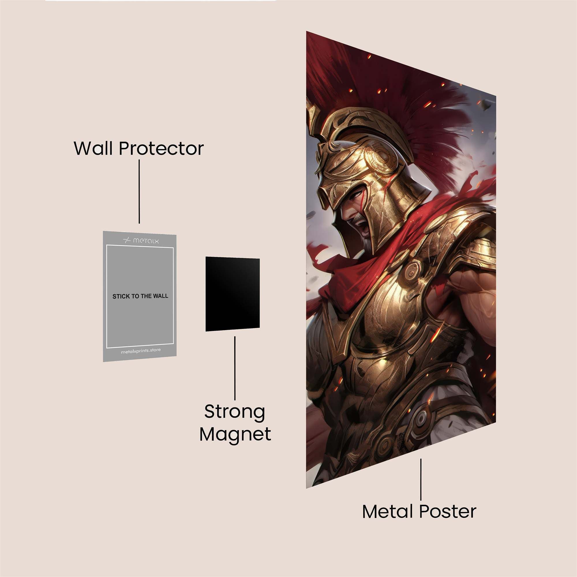 Achilles Fierce Safe Wall Magnetic / M