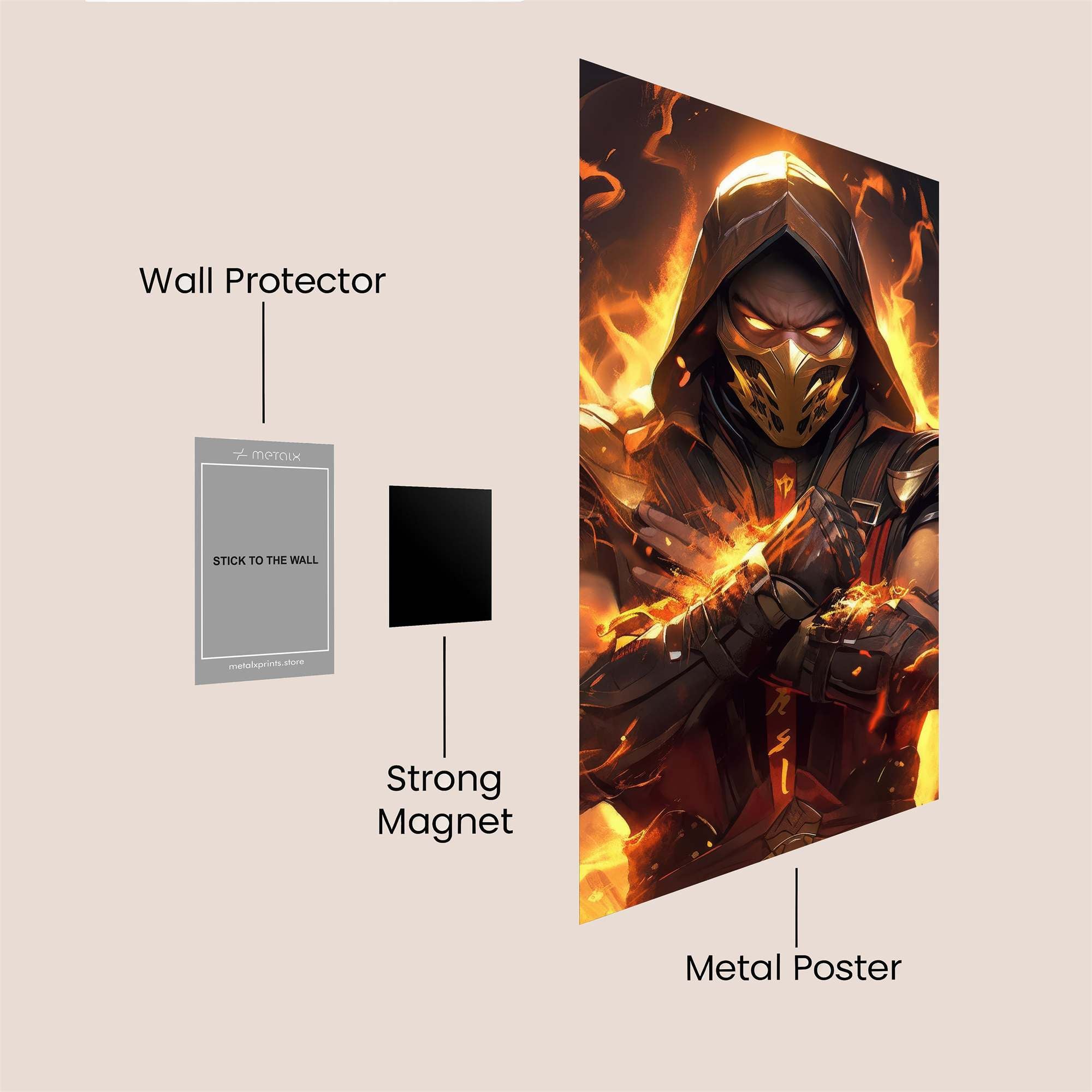 Scorpion Inferno Safe Wall Magnetic / M