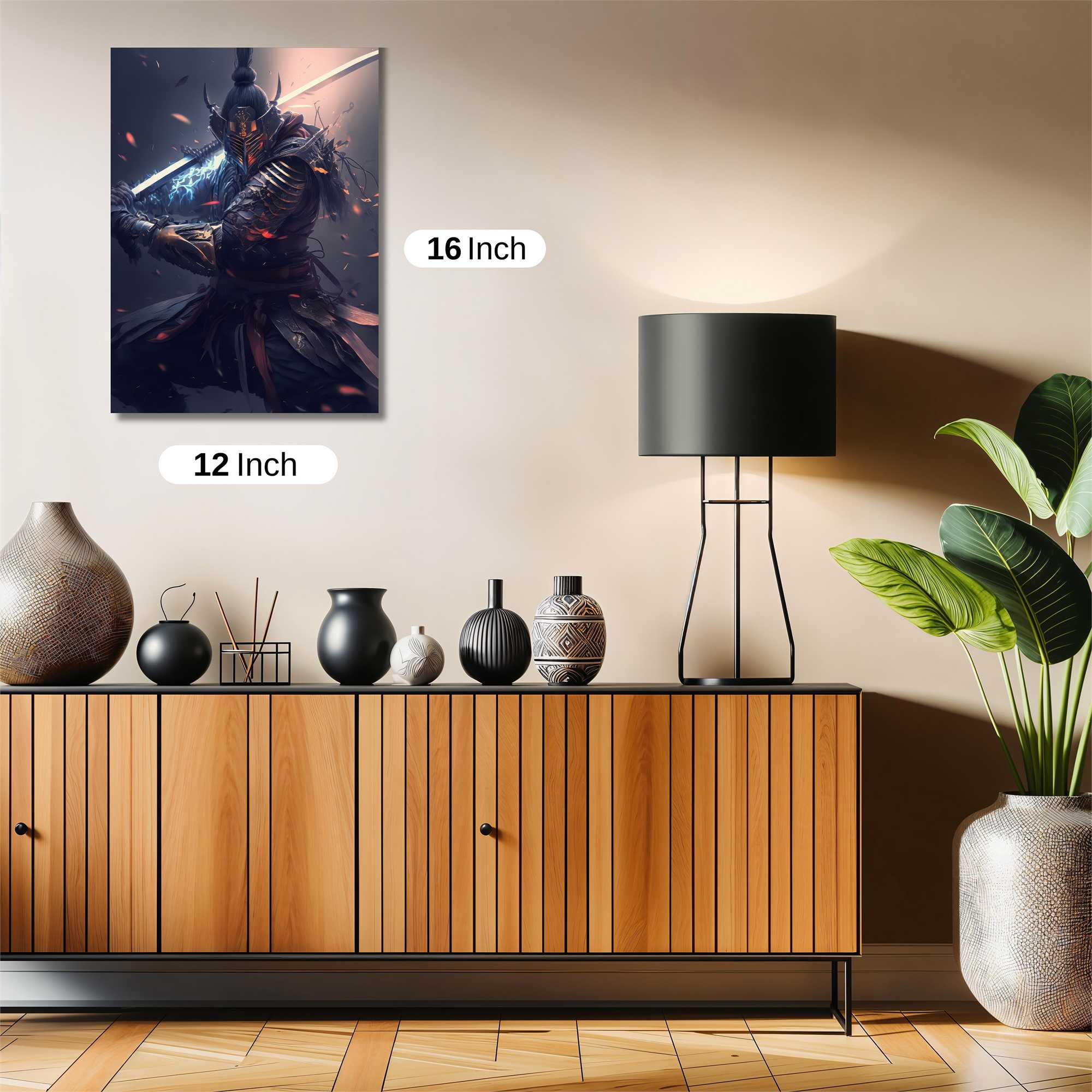 Samurai Inferno Safe Wall Magnetic / M