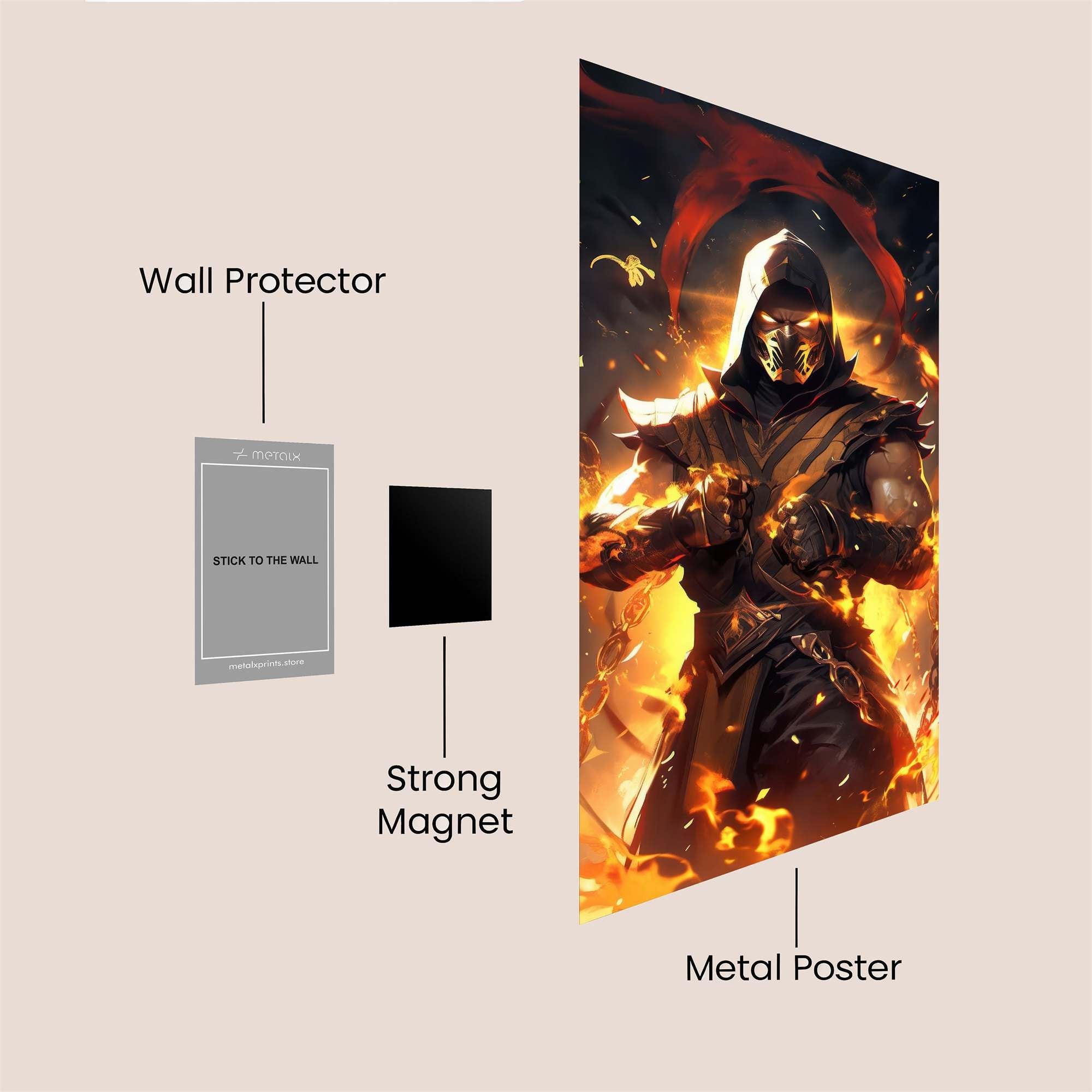 Scorpion Blaze Safe Wall Magnetic / M