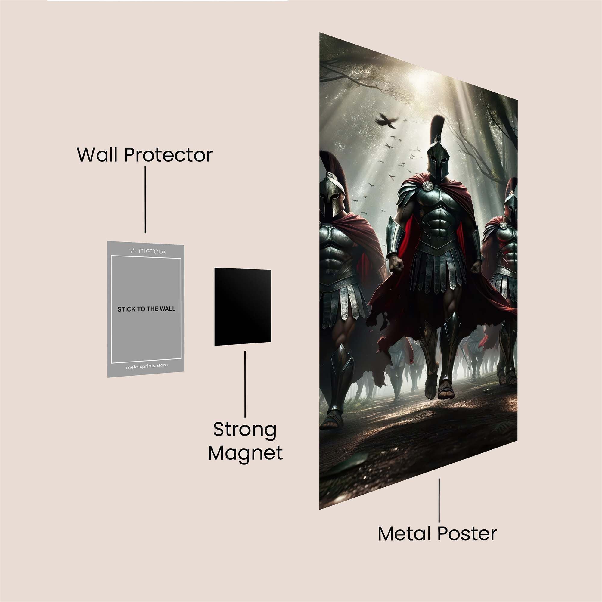 Spartans Ascendant Safe Wall Magnetic / M