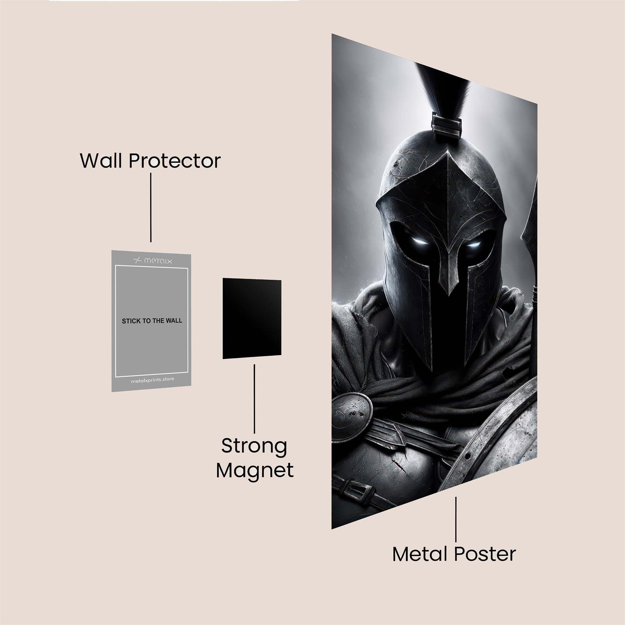 Spartan Stealth Safe Wall Magnetic / M