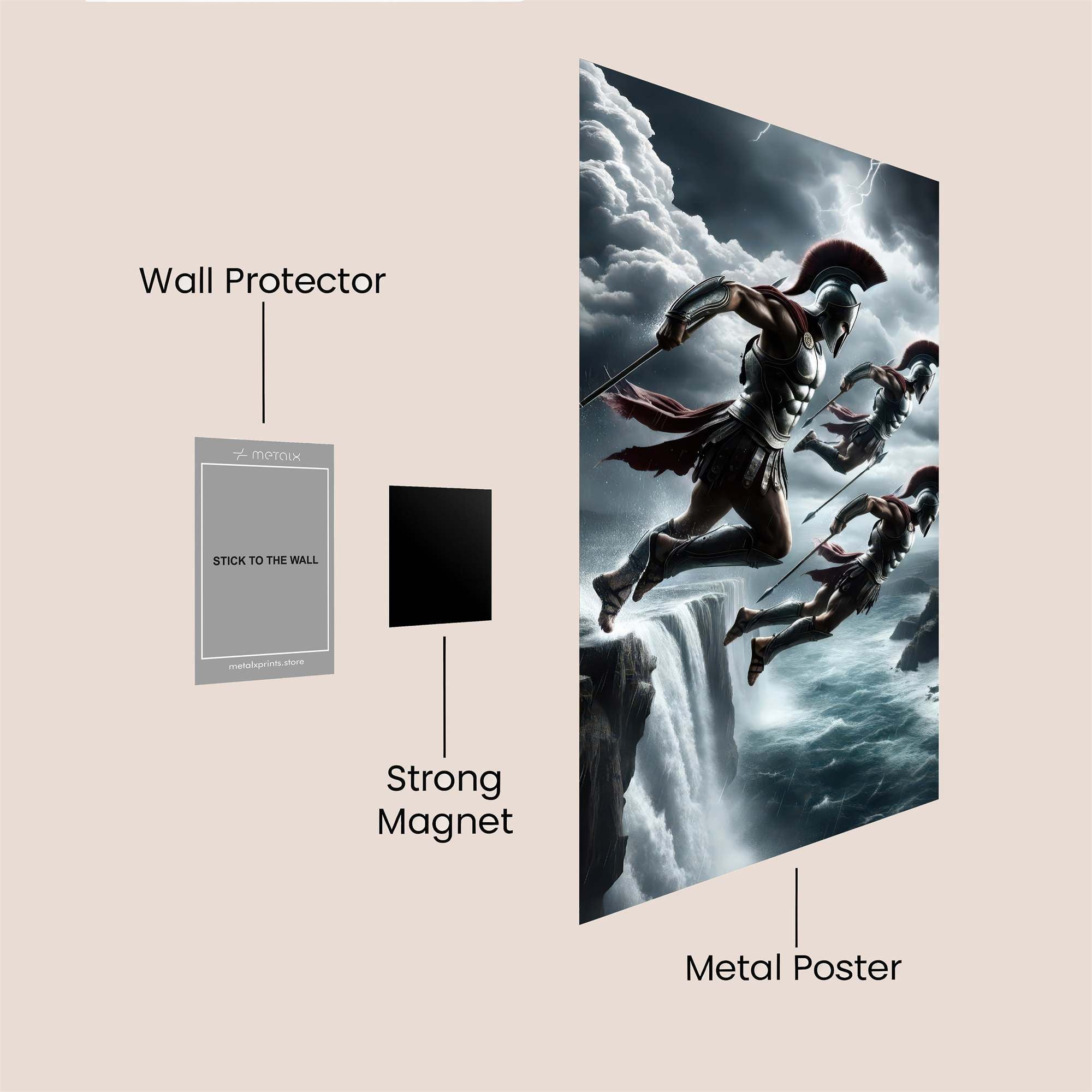 Spartans Leap Safe Wall Magnetic / M