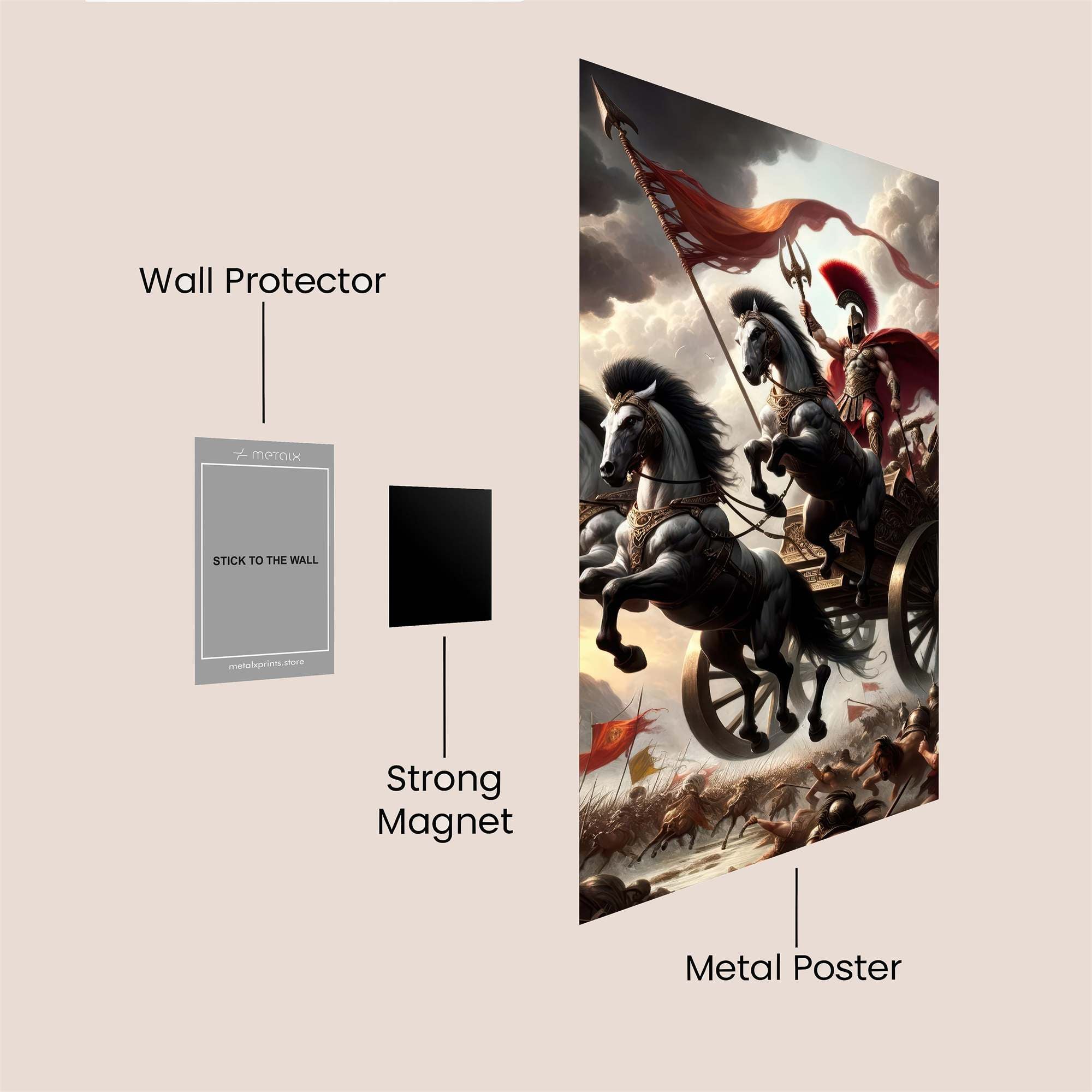 Mars Triumphant Safe Wall Magnetic / M
