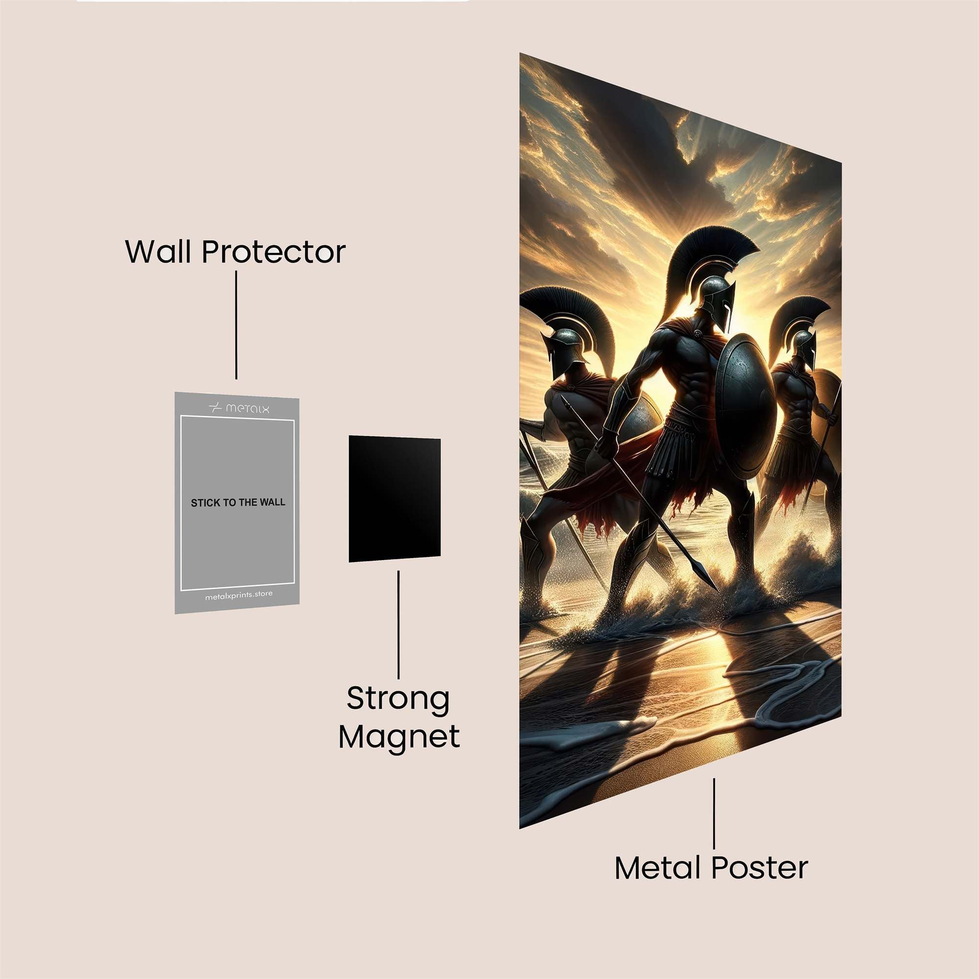 Spartans Dawn Safe Wall Magnetic / M