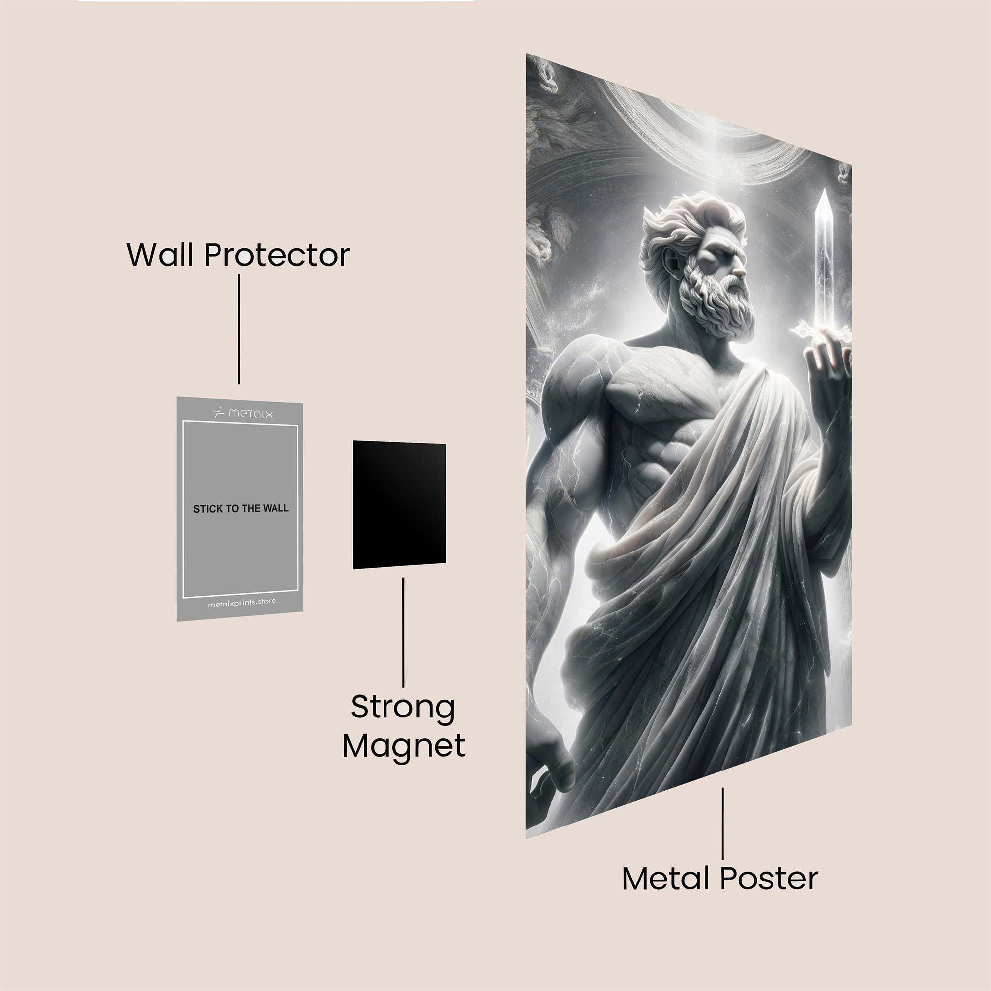 Zeus Majestic Safe Wall Magnetic / M