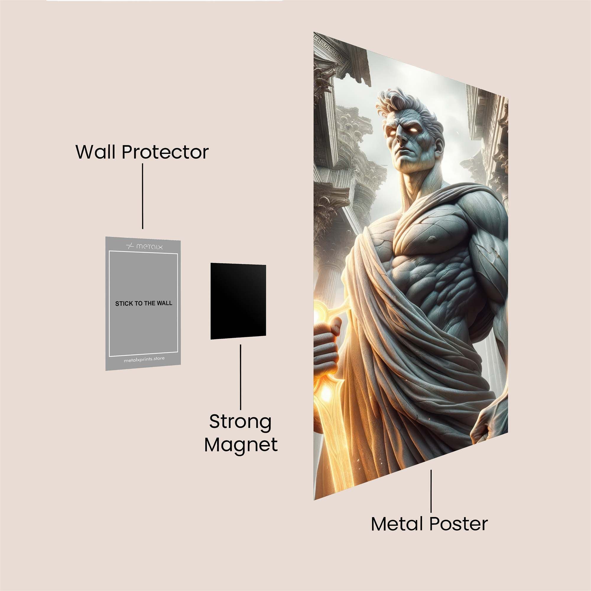 Zeus Majestic Safe Wall Magnetic / M