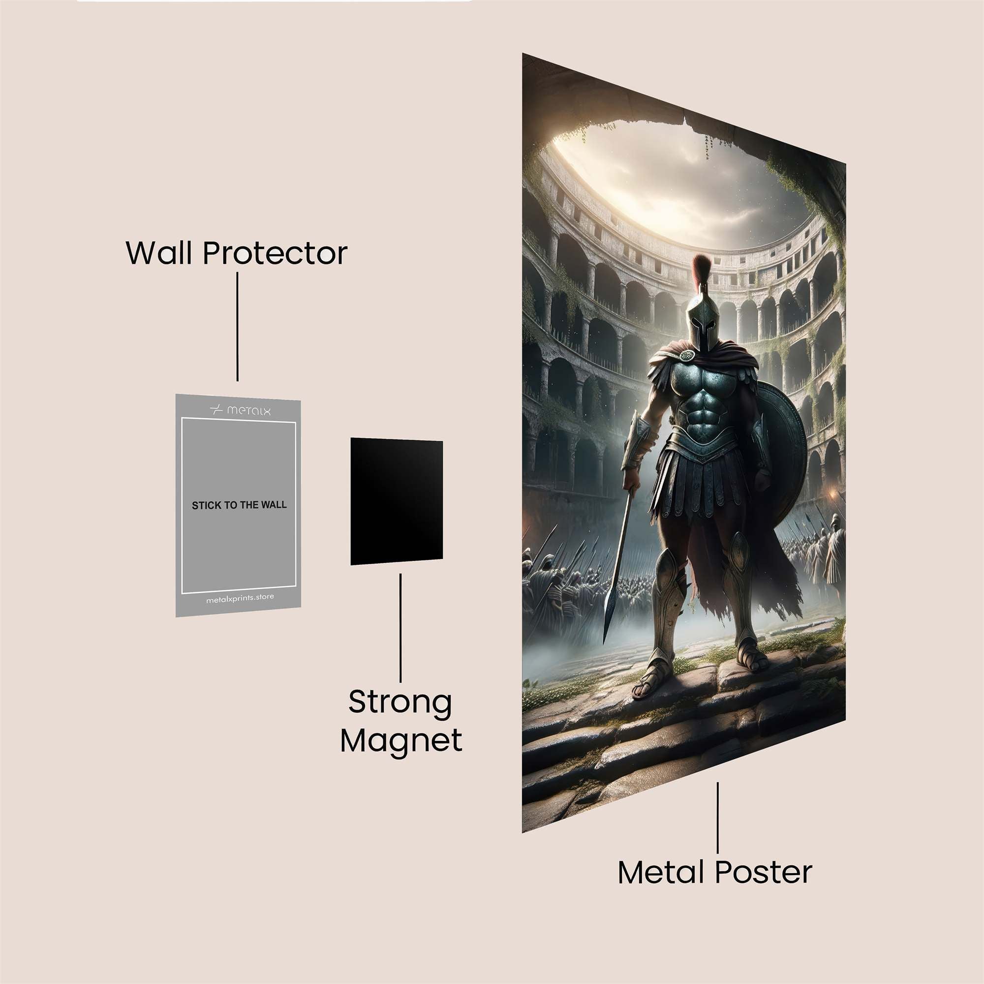 Spartan Dawn Safe Wall Magnetic / M