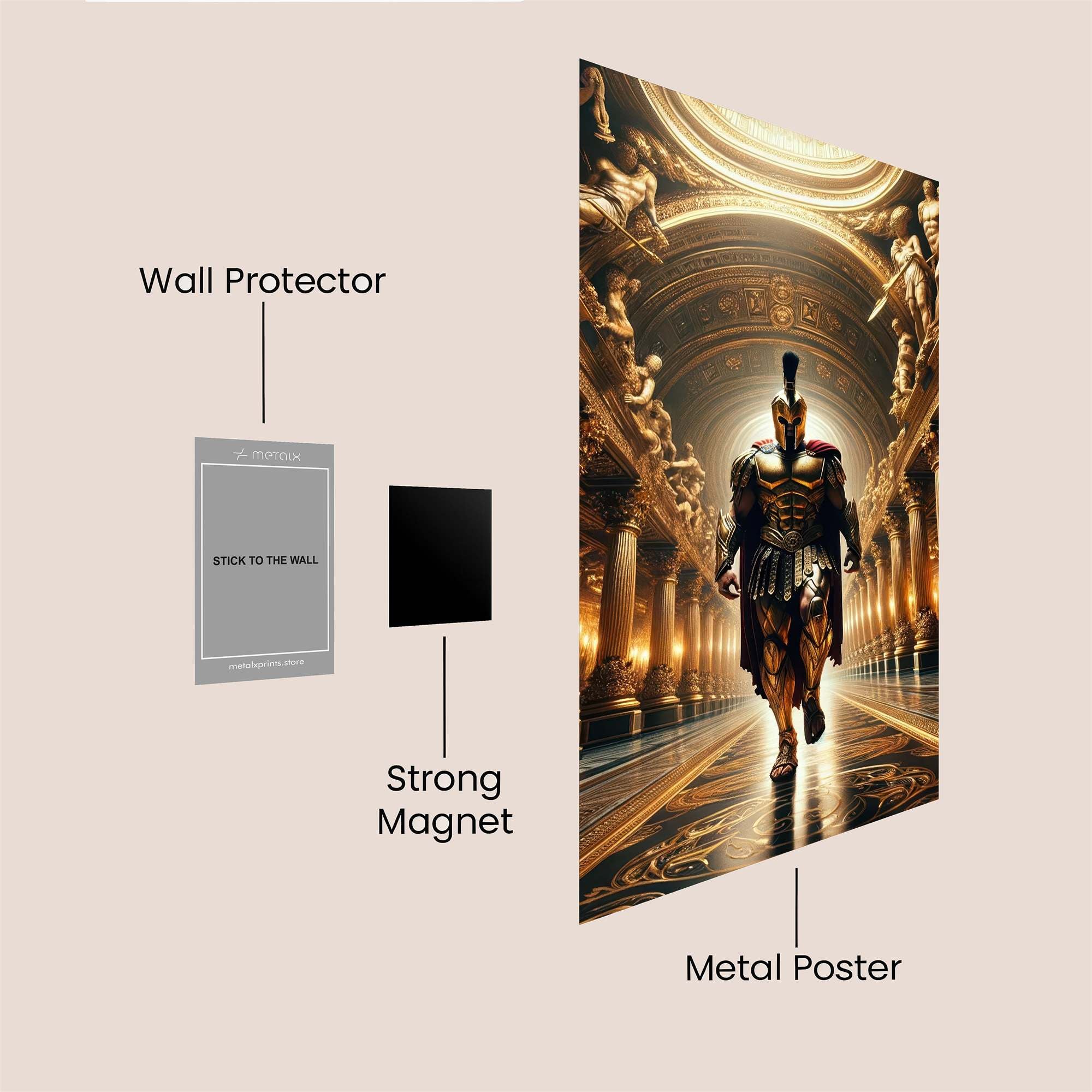 Spartan Majesty Safe Wall Magnetic / M
