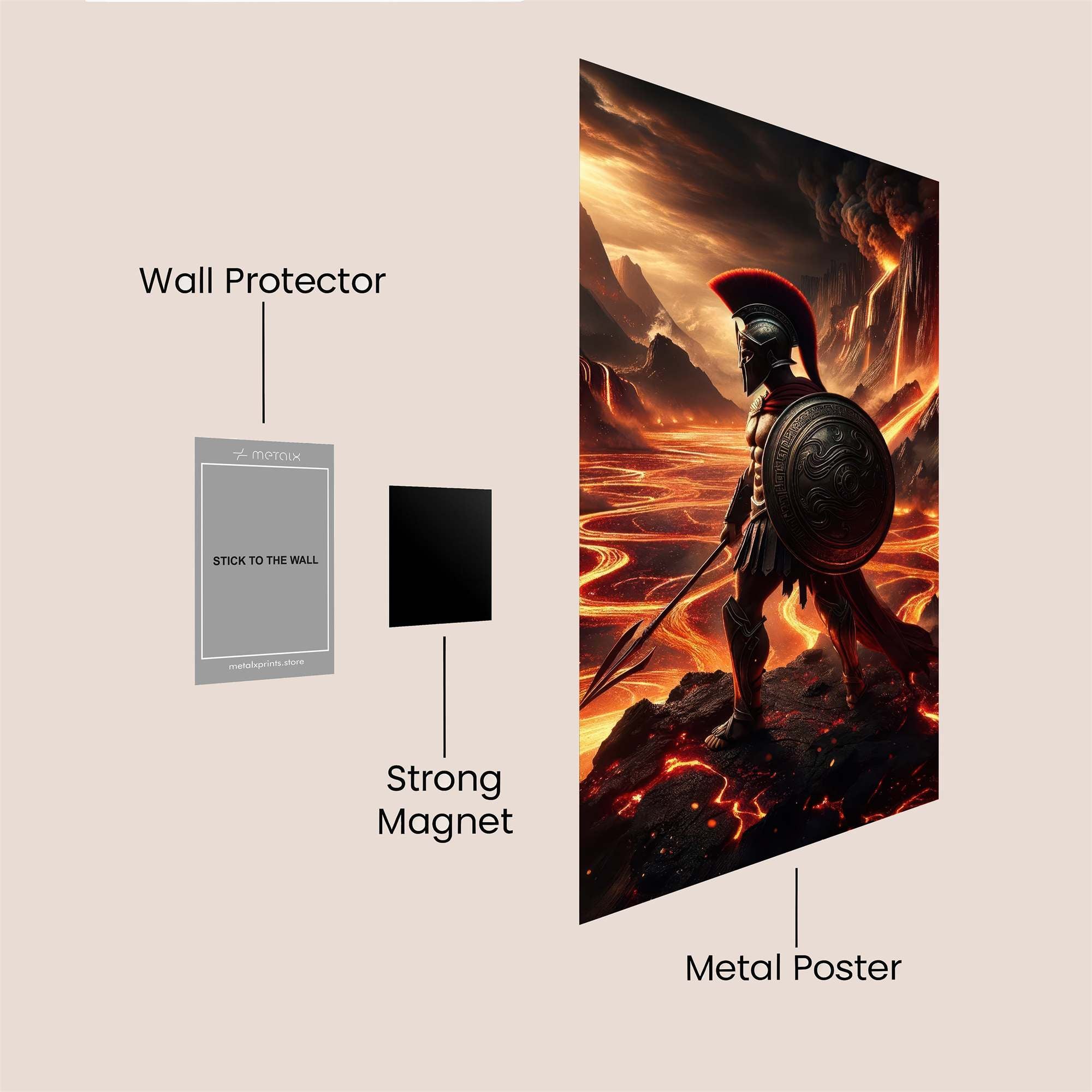 Hades' Inferno Safe Wall Magnetic / M