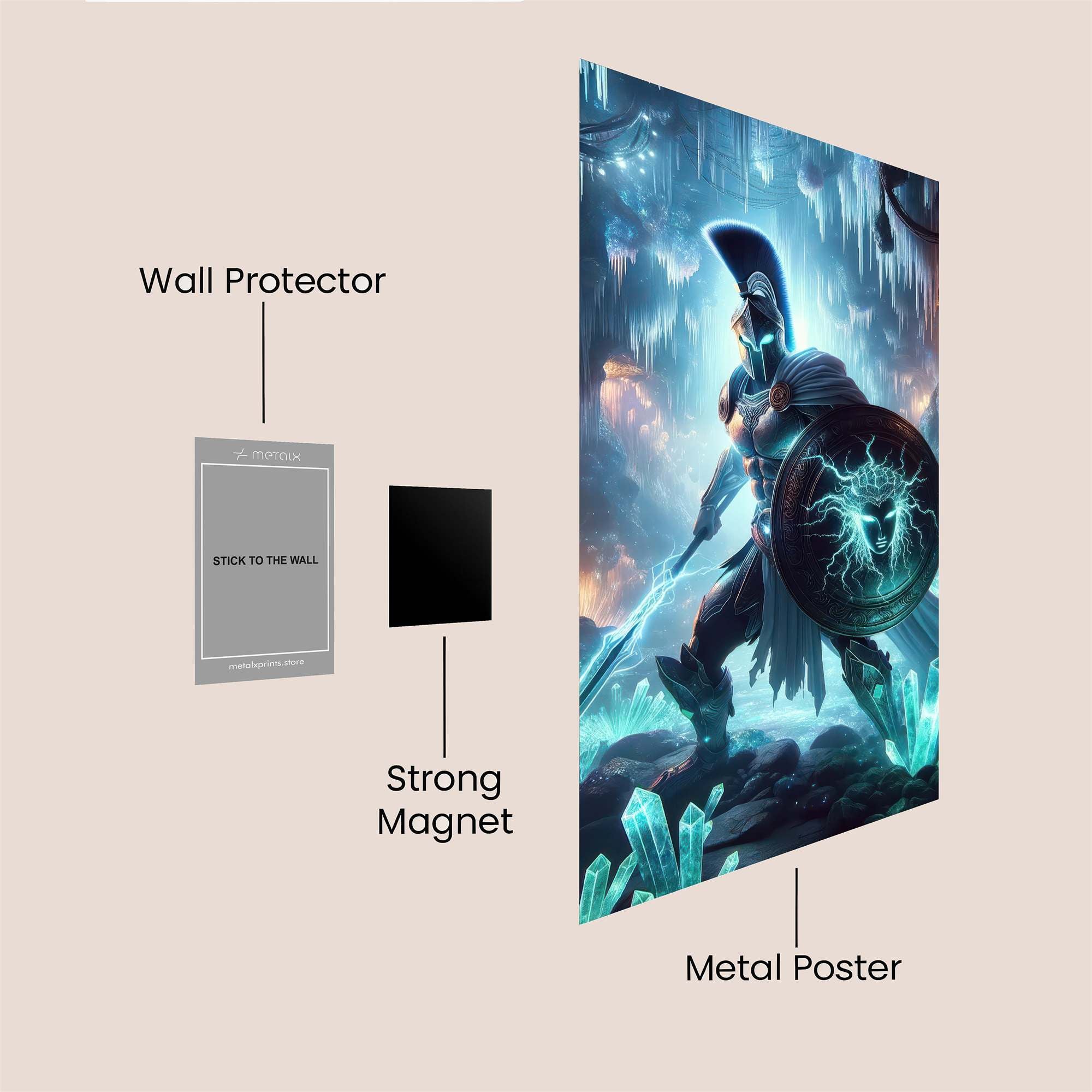 Perseus Enchanted Safe Wall Magnetic / M