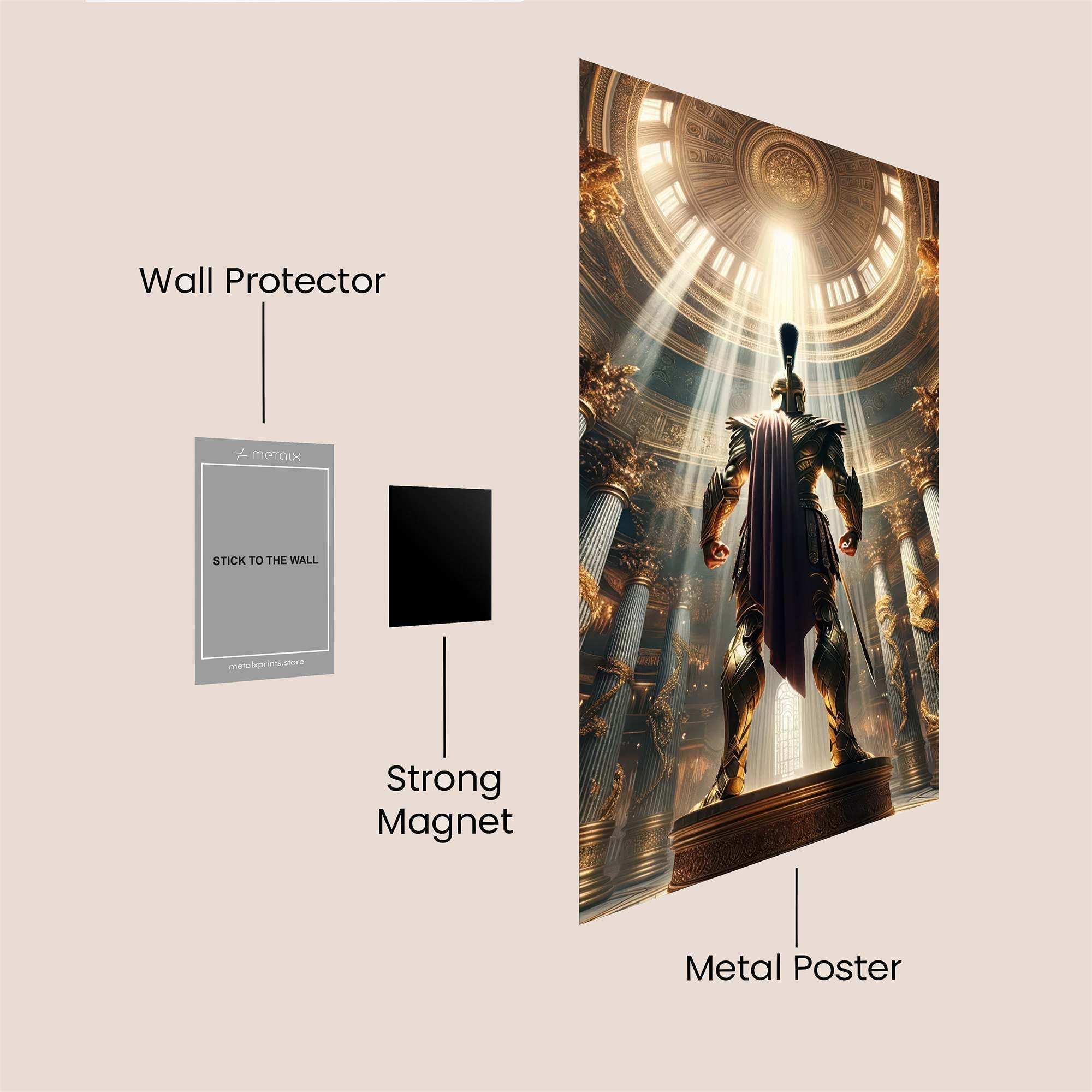 Spartan Majesty Safe Wall Magnetic / M