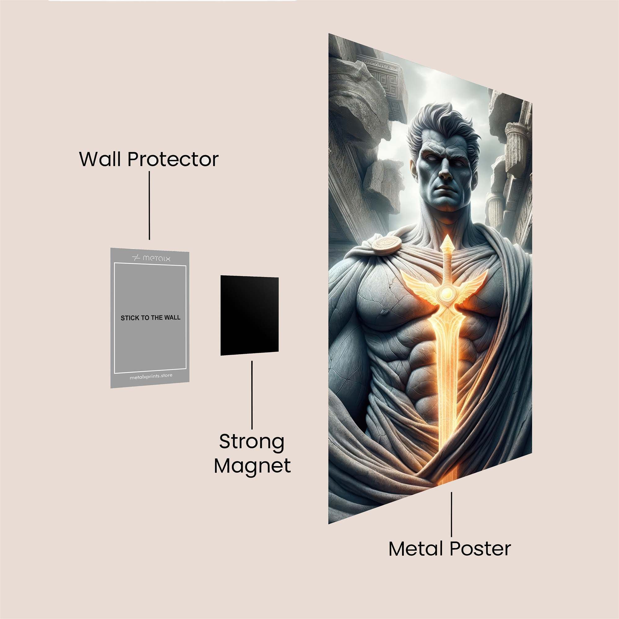 Zeus Radiant Safe Wall Magnetic / M