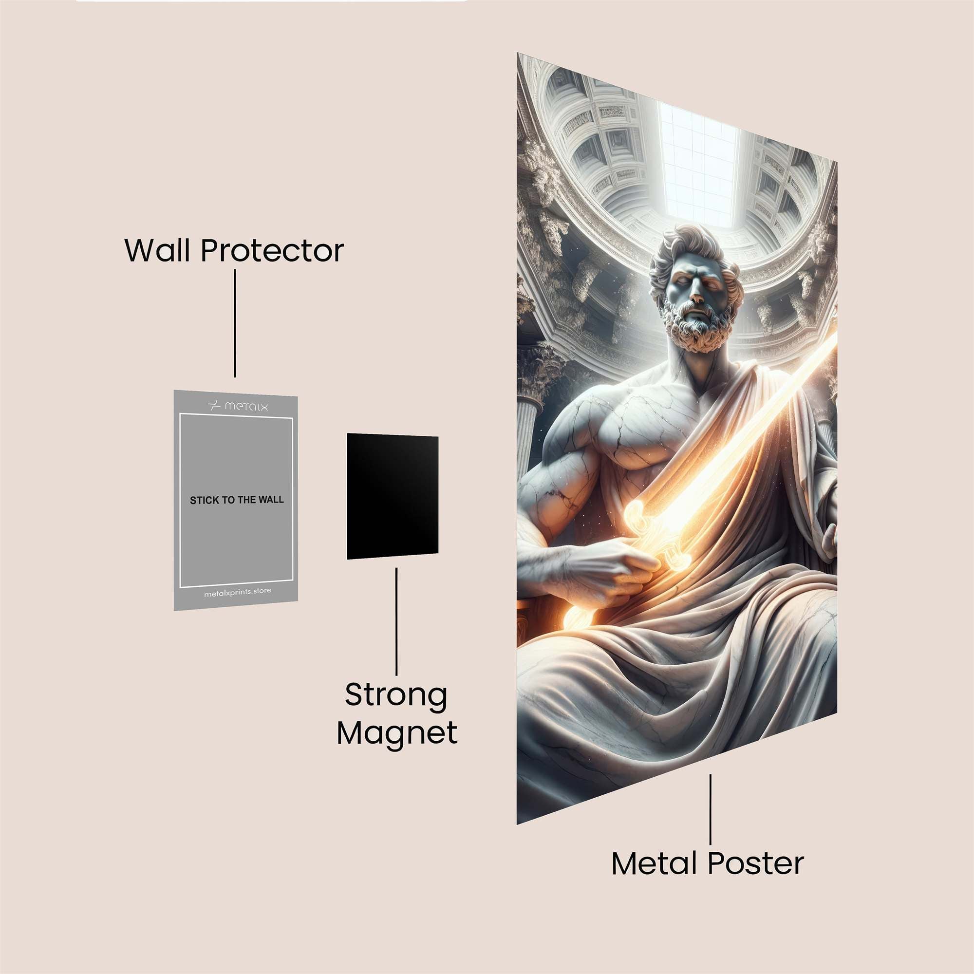 Zeus Radiant Safe Wall Magnetic / M