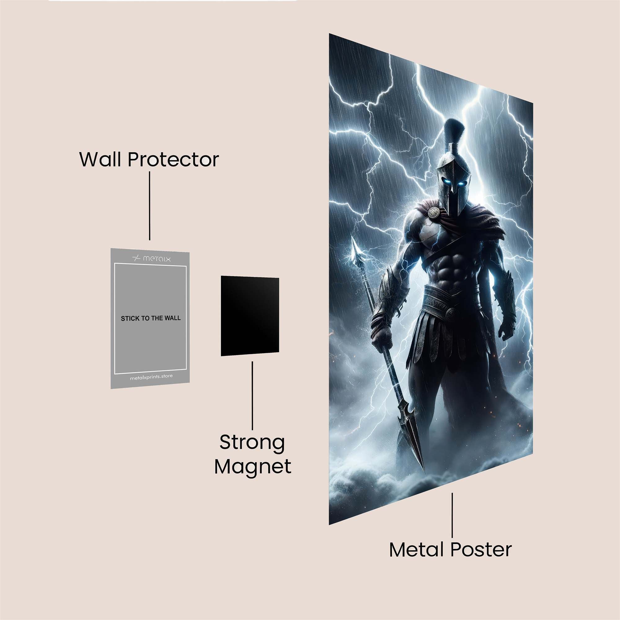 Zeus Thunderous Safe Wall Magnetic / M