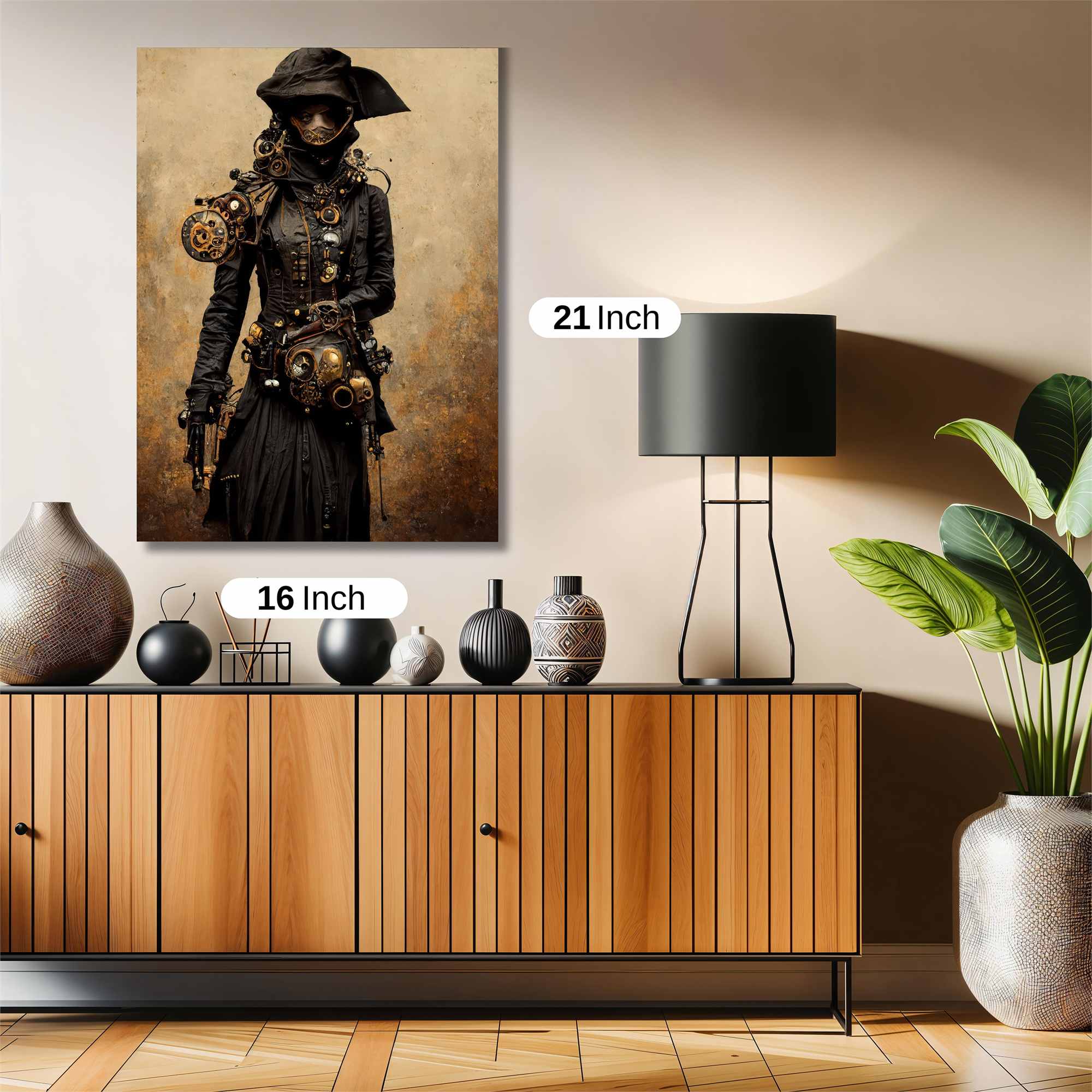 Steampunk Enigma Safe Wall Magnetic / M