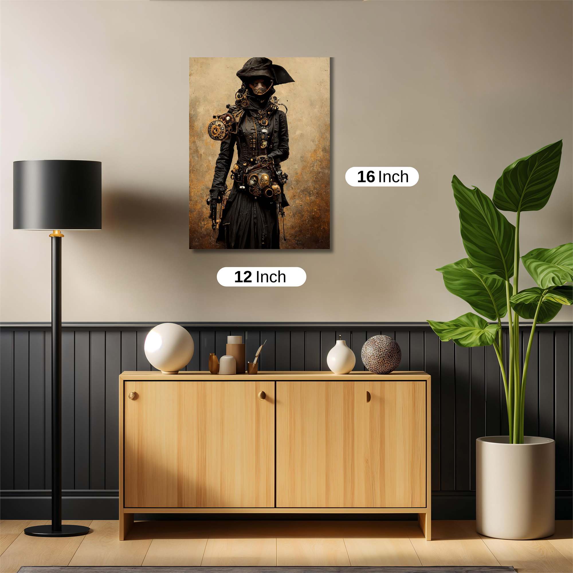 Steampunk Enigma Safe Wall Magnetic / M