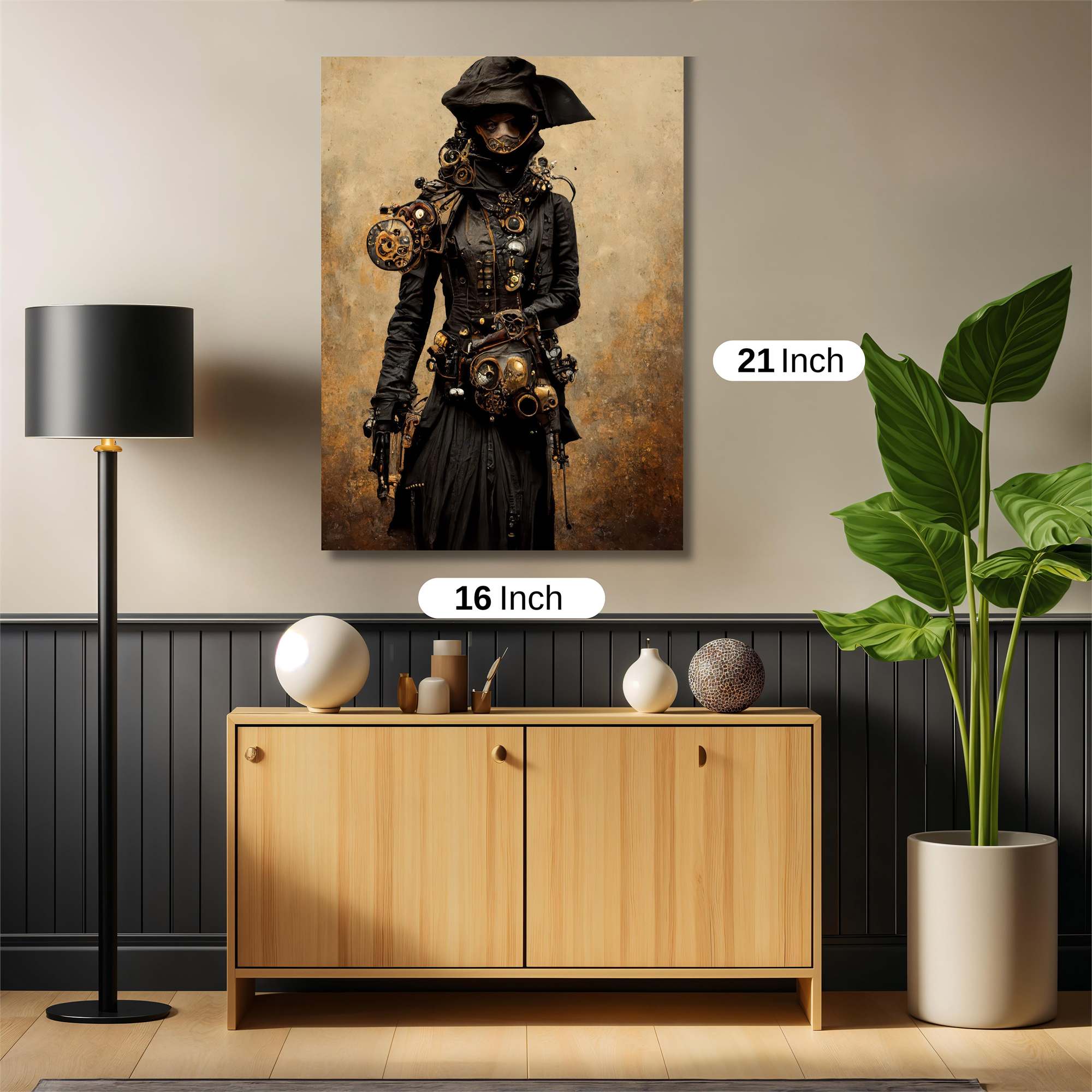 Steampunk Enigma Safe Wall Magnetic / M