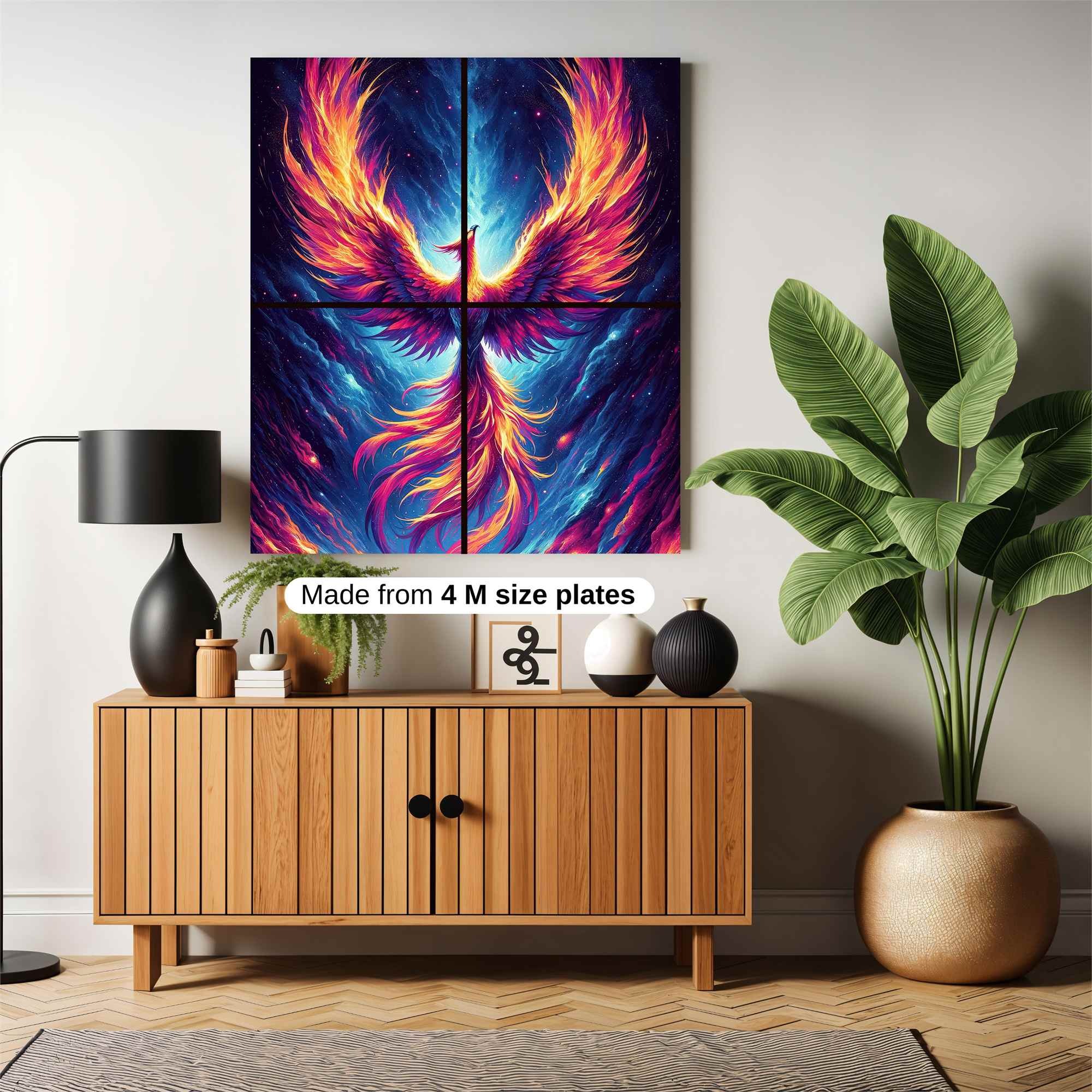 Phoenix Rebirth Safe Wall Magnetic / M