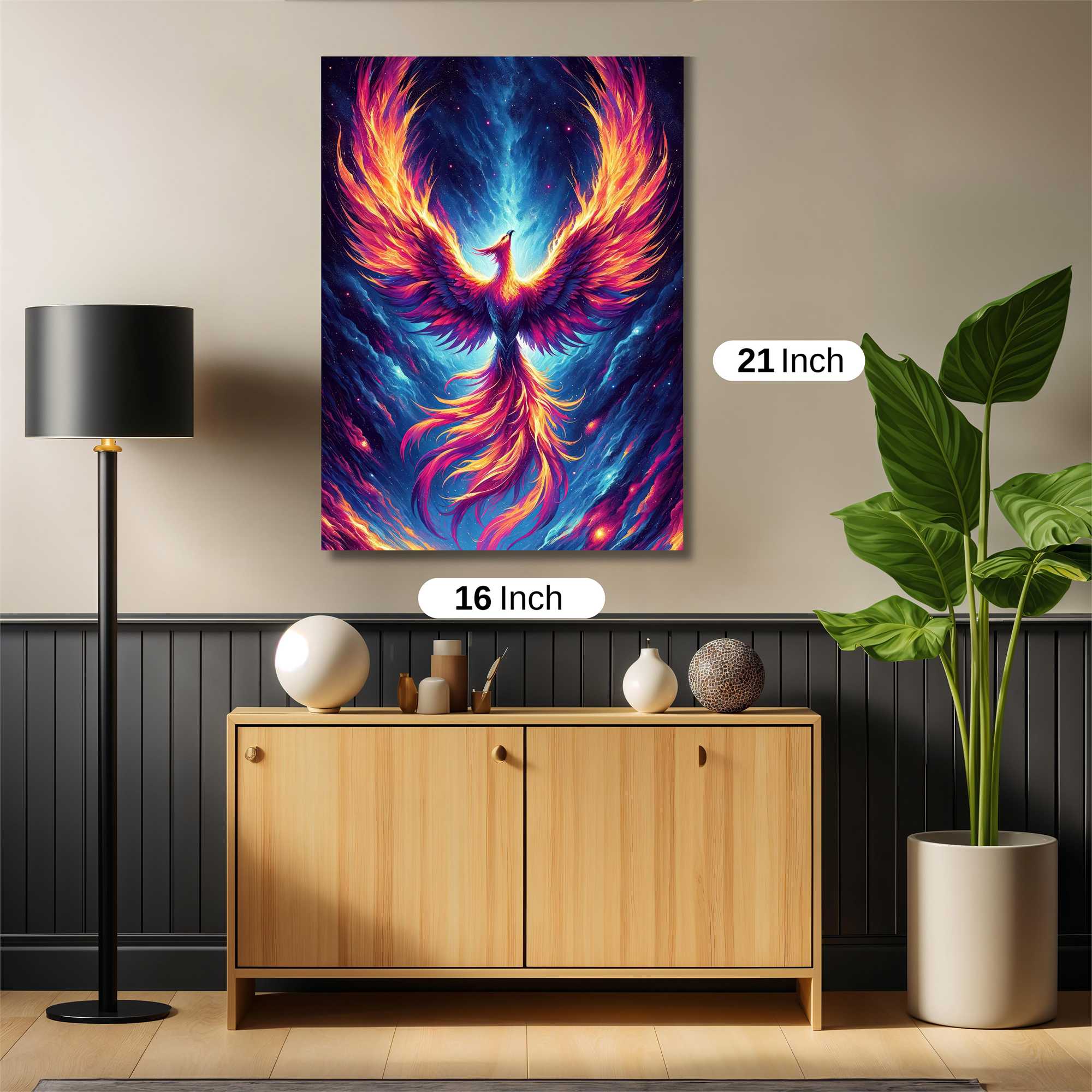 Phoenix Rebirth Safe Wall Magnetic / M