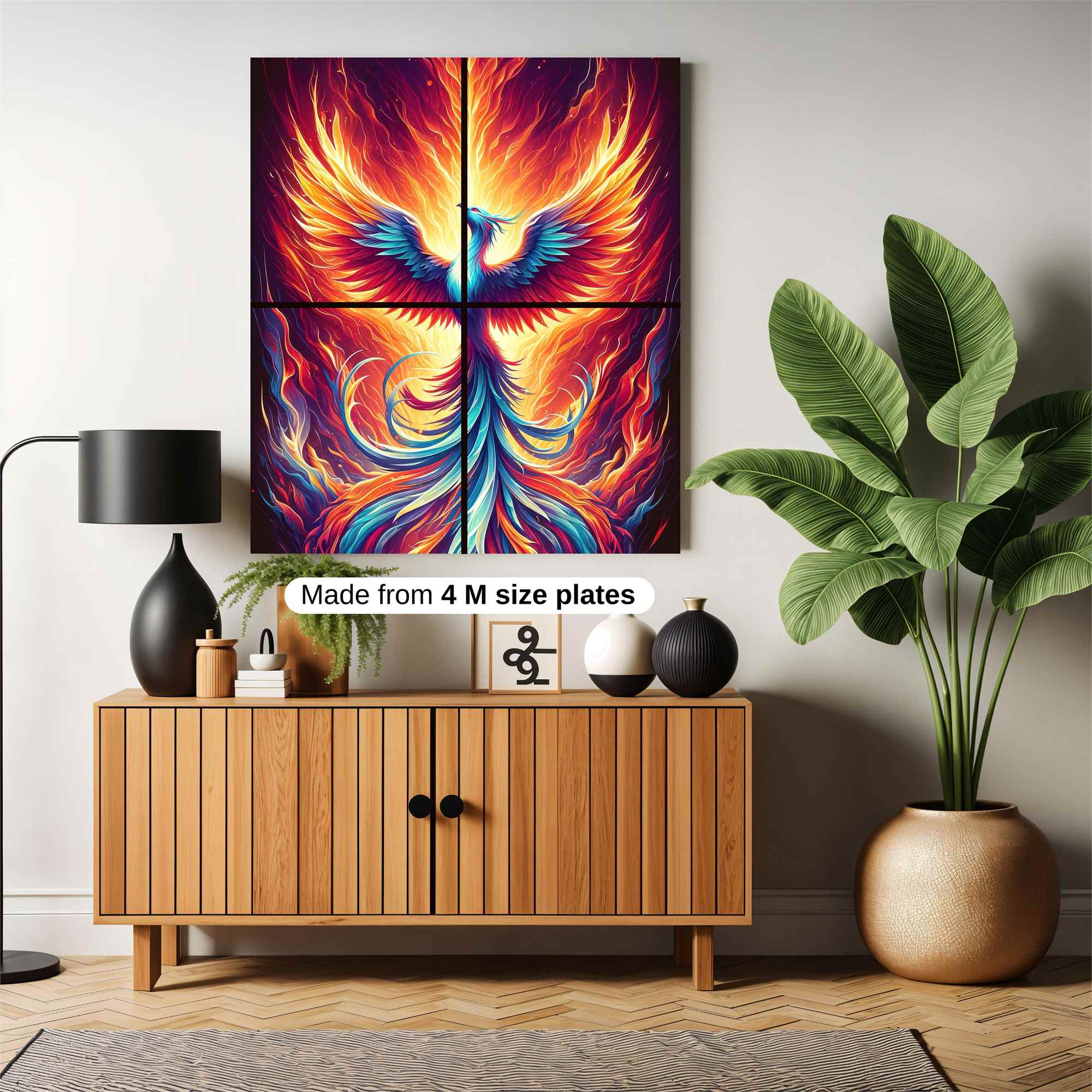 Phoenix Rebirth Safe Wall Magnetic / M