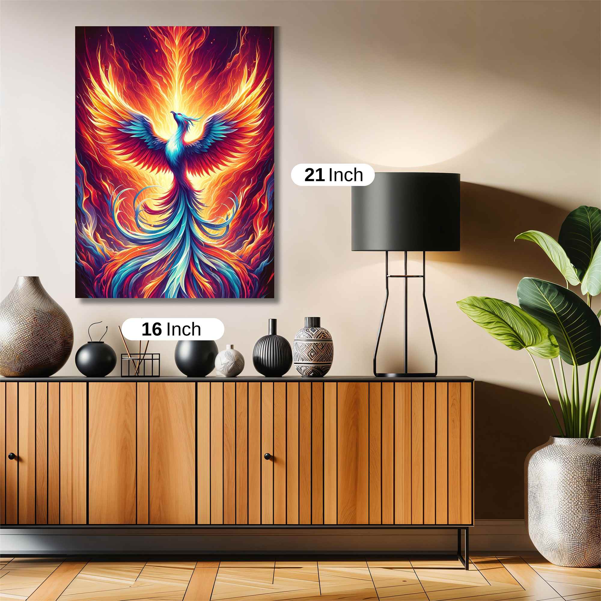 Phoenix Rebirth Safe Wall Magnetic / M